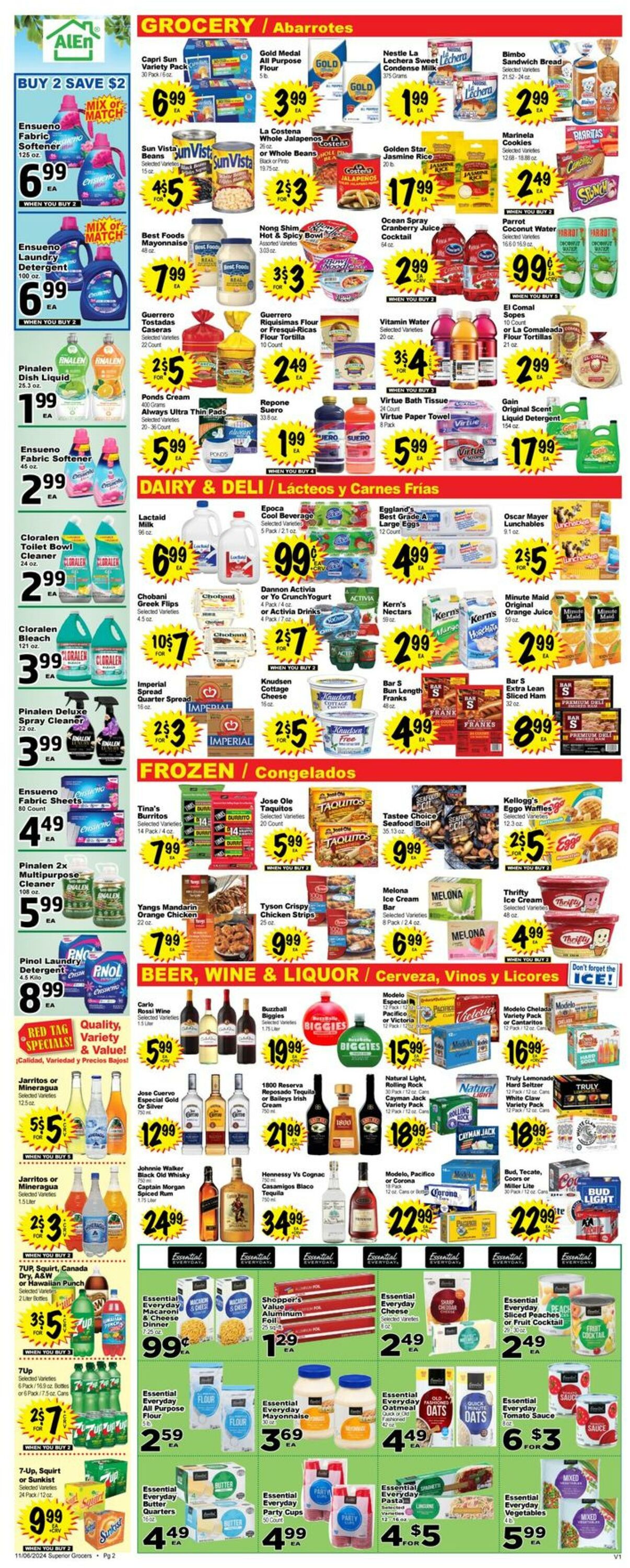 Weekly ad Superior Grocers 11/06/2024 - 11/12/2024