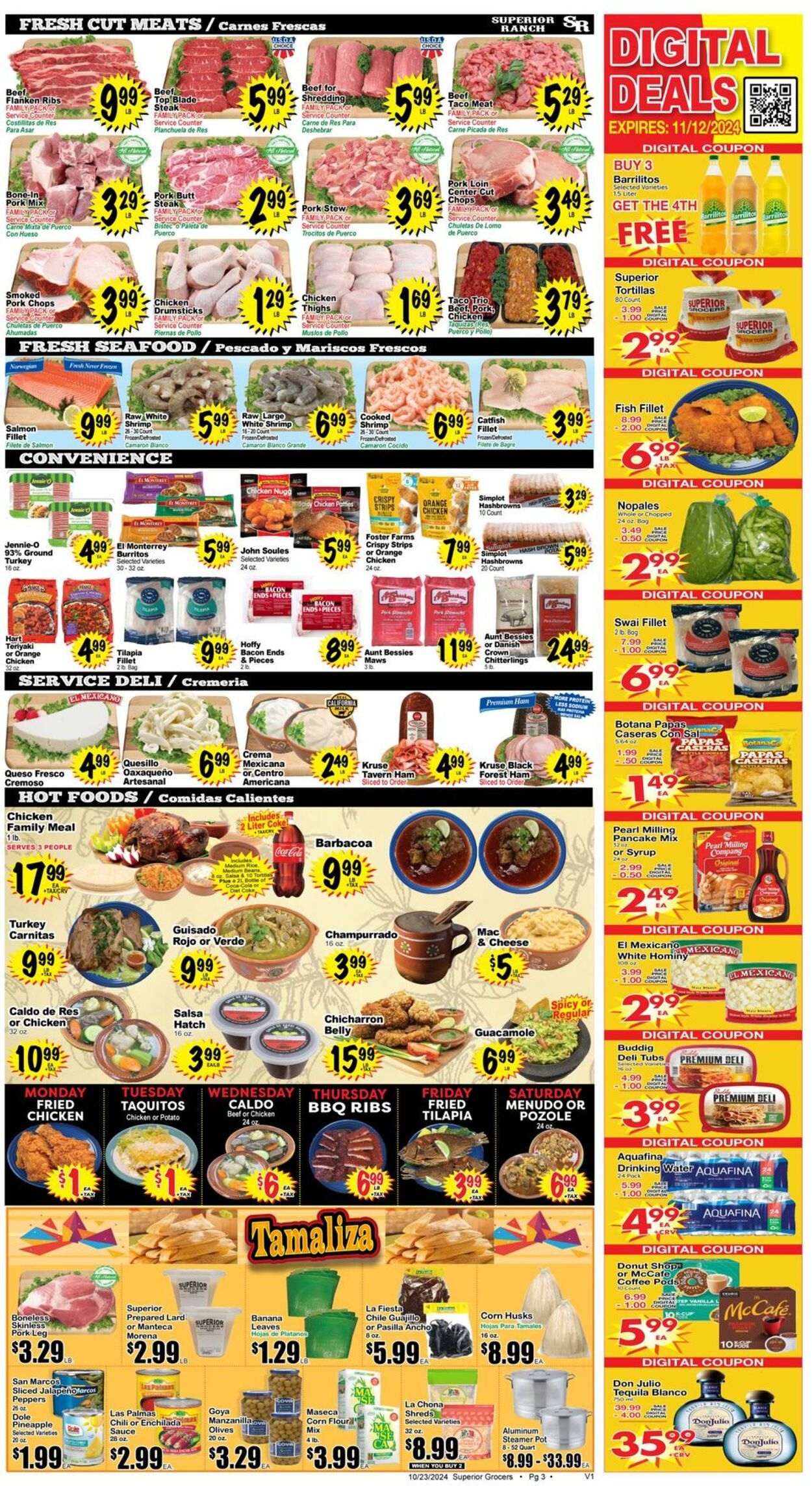 Weekly ad Superior Grocers 11/06/2024 - 11/12/2024