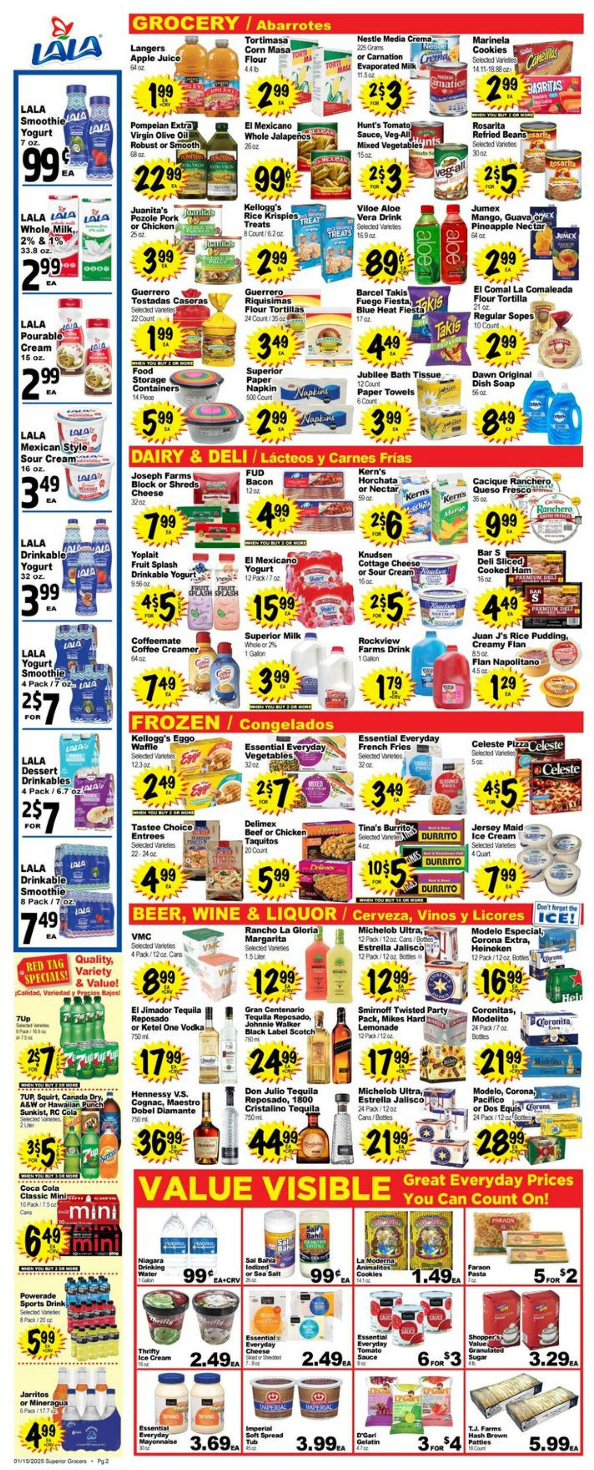 Weekly ad Superior Grocers 01/15/2025 - 01/21/2025