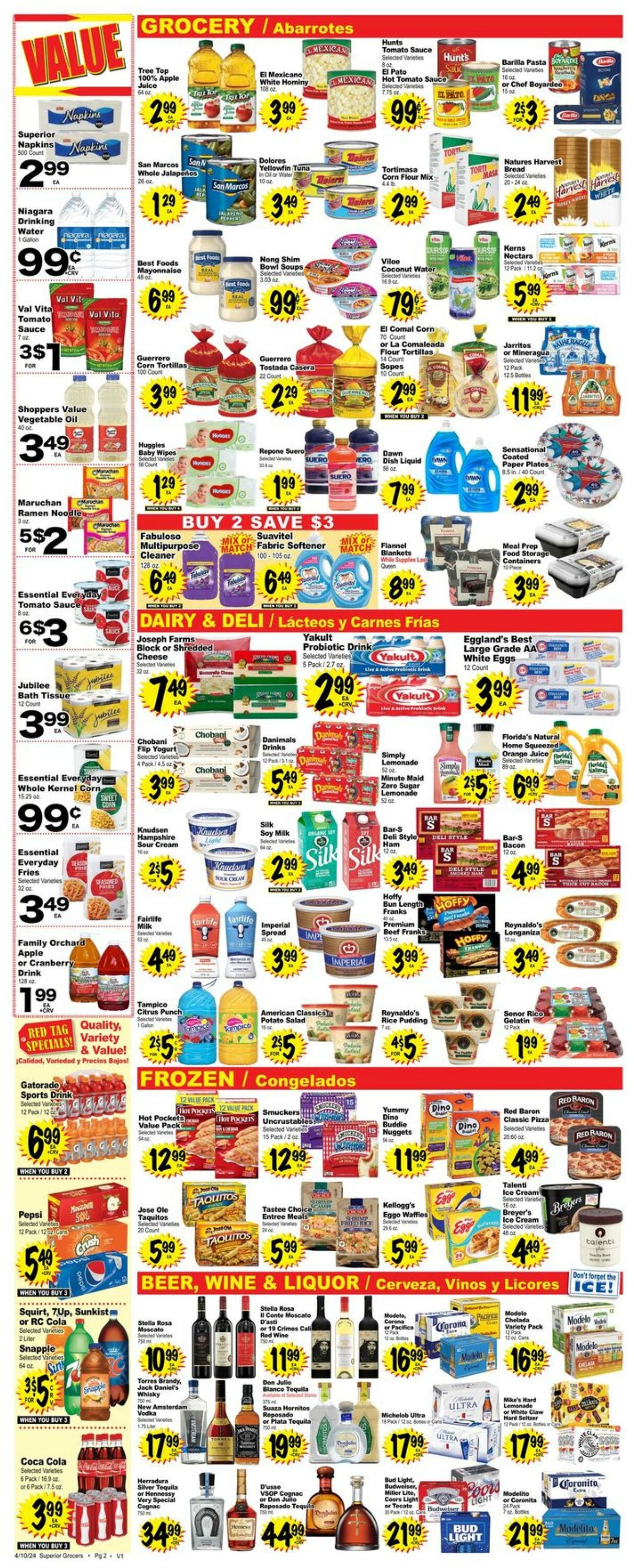 Weekly ad Superior Grocers 04/10/2024 - 04/16/2024