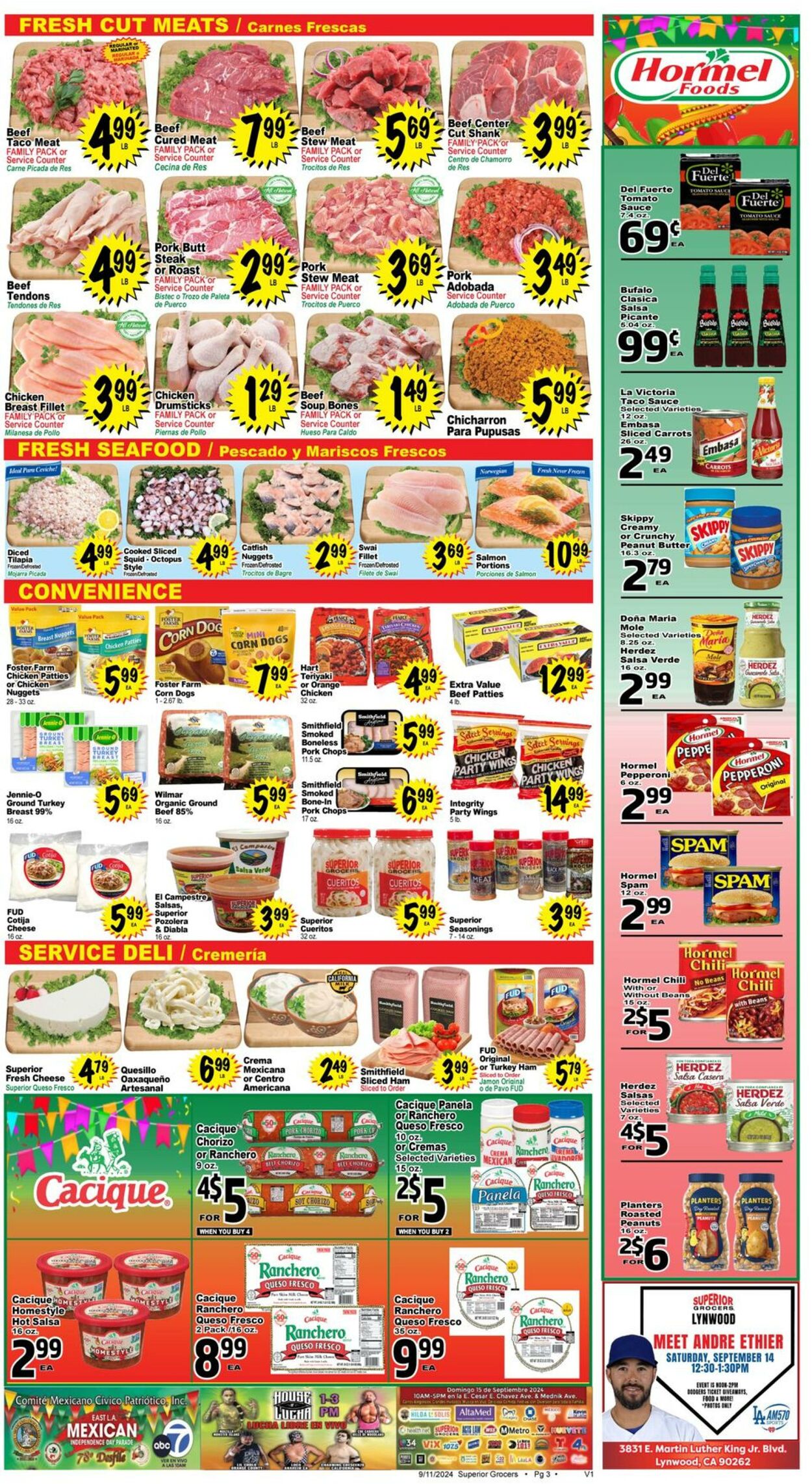 Weekly ad Superior Grocers 09/11/2024 - 09/17/2024