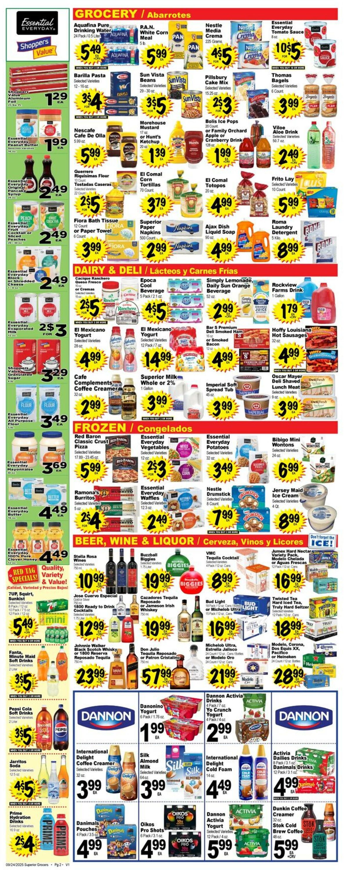 Weekly ad Superior Grocers 09/24/2025 - 09/30/2025