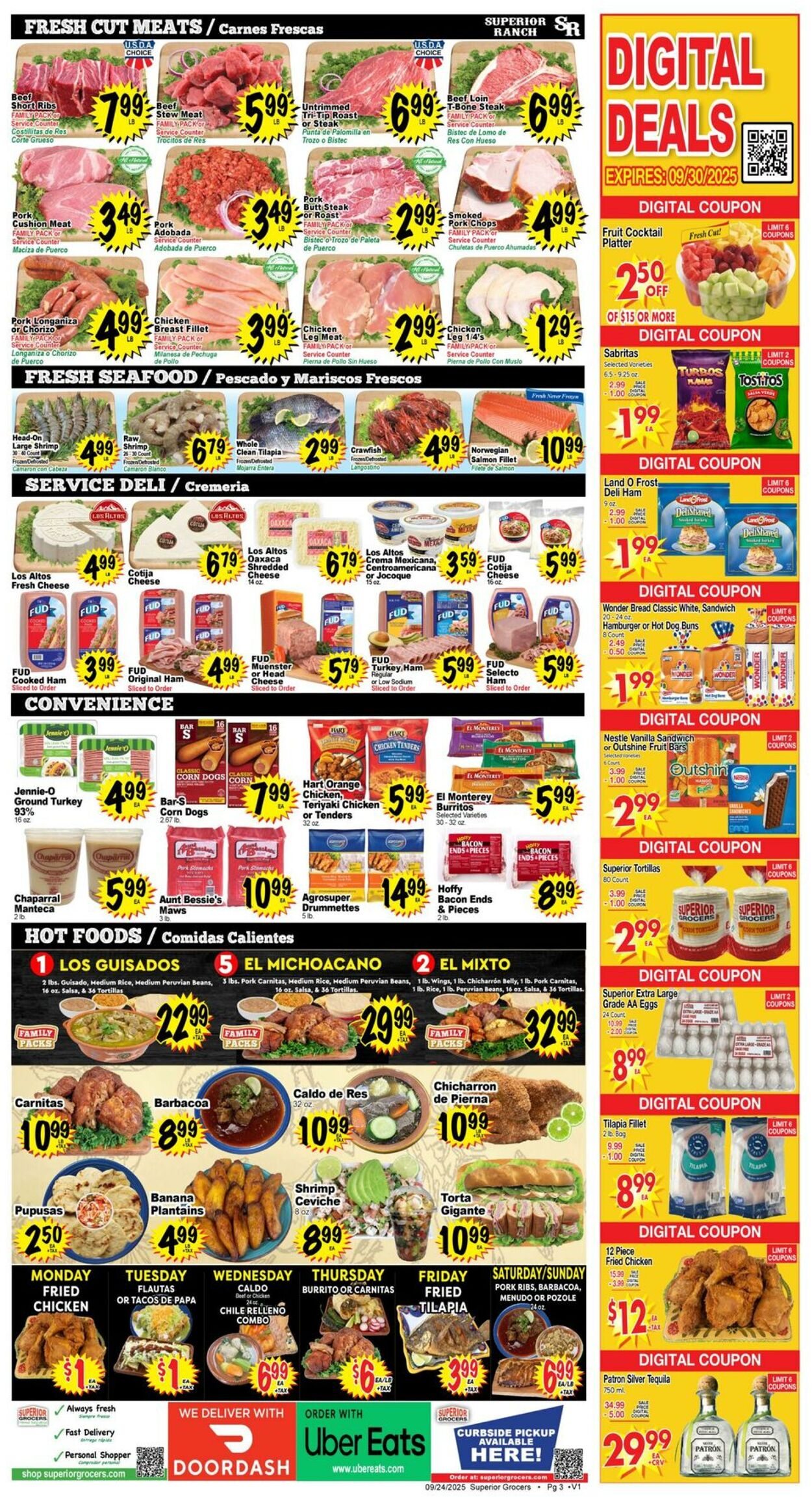 Weekly ad Superior Grocers 09/24/2025 - 09/30/2025