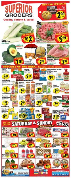 Weekly ad Superior Grocers 09/24/2025 - 09/30/2025