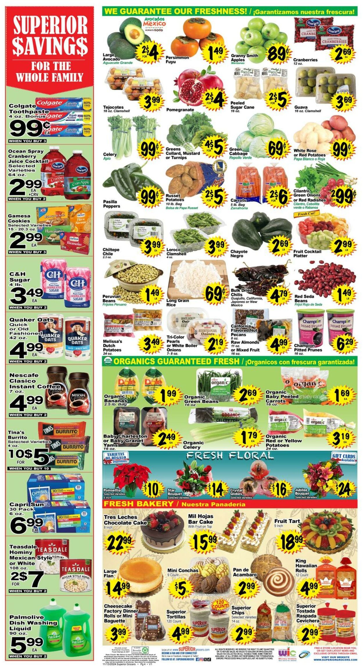 Weekly ad Superior Grocers 11/27/2024 - 12/03/2024