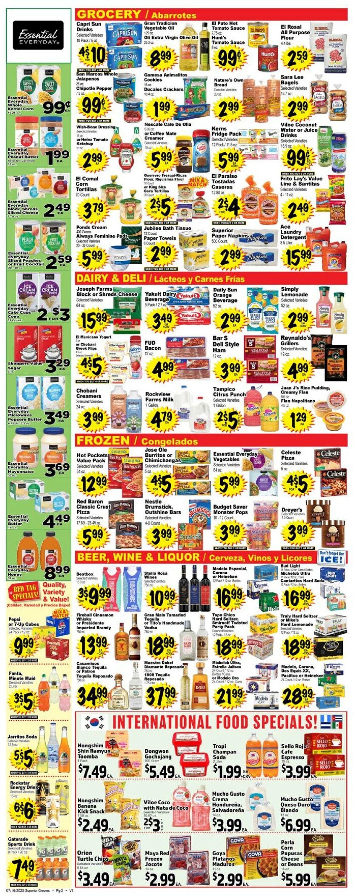 Weekly ad Superior Grocers 07/16/2025 - 07/22/2025