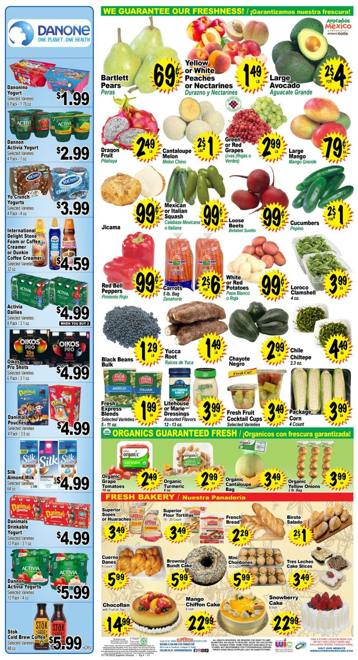 Weekly ad Superior Grocers 07/16/2025 - 07/22/2025