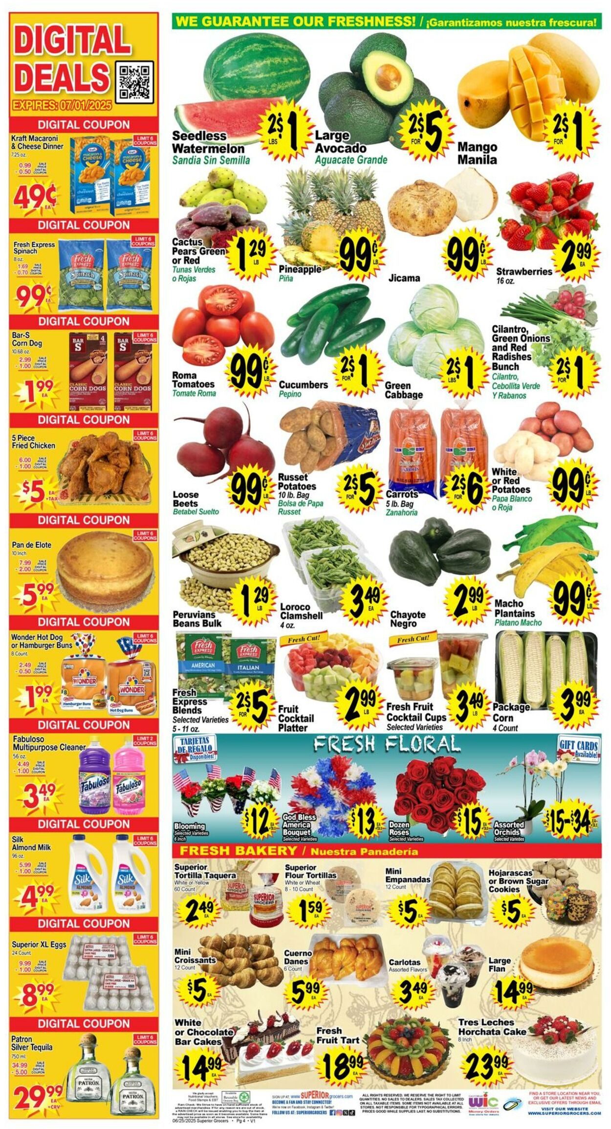 Weekly ad Superior Grocers 06/25/2025 - 07/01/2025