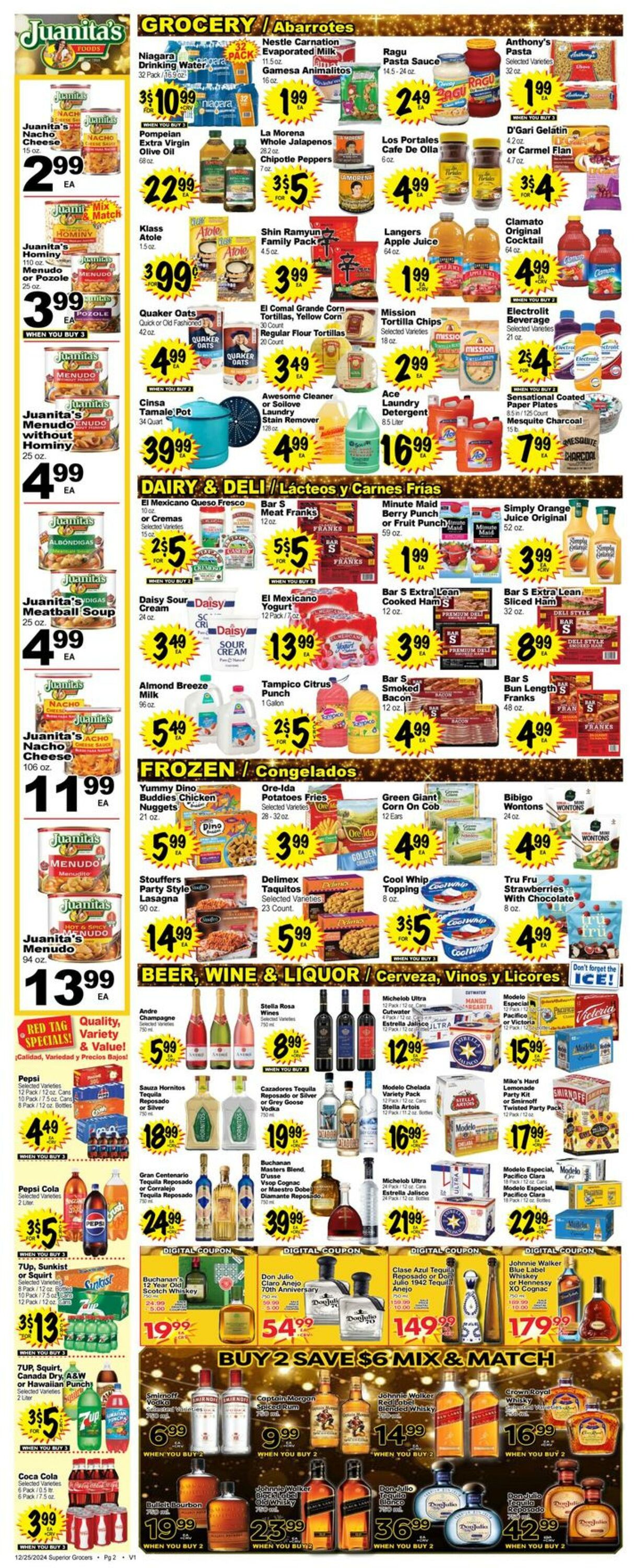 Weekly ad Superior Grocers 12/25/2024 - 12/31/2024