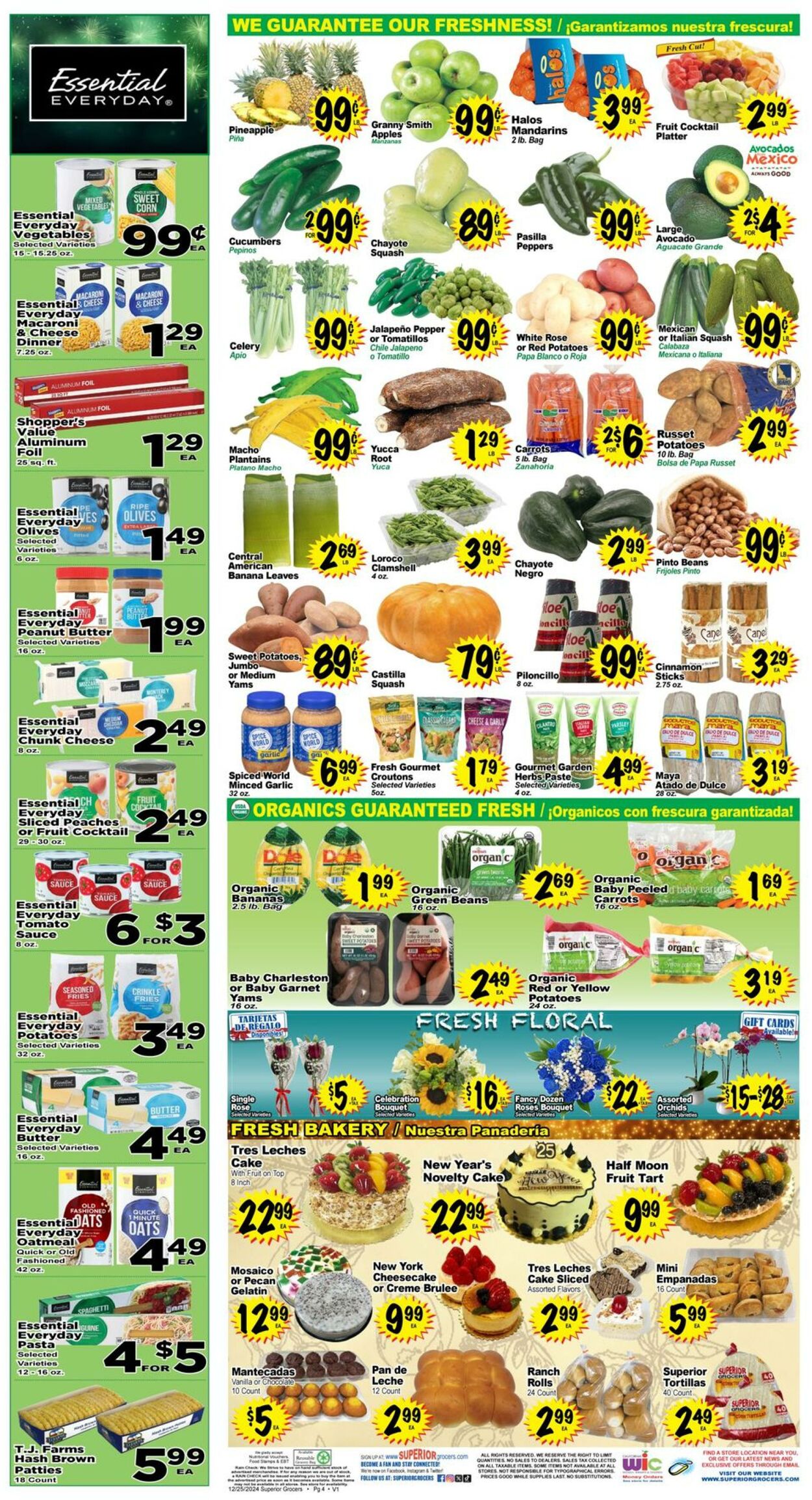 Weekly ad Superior Grocers 12/25/2024 - 12/31/2024