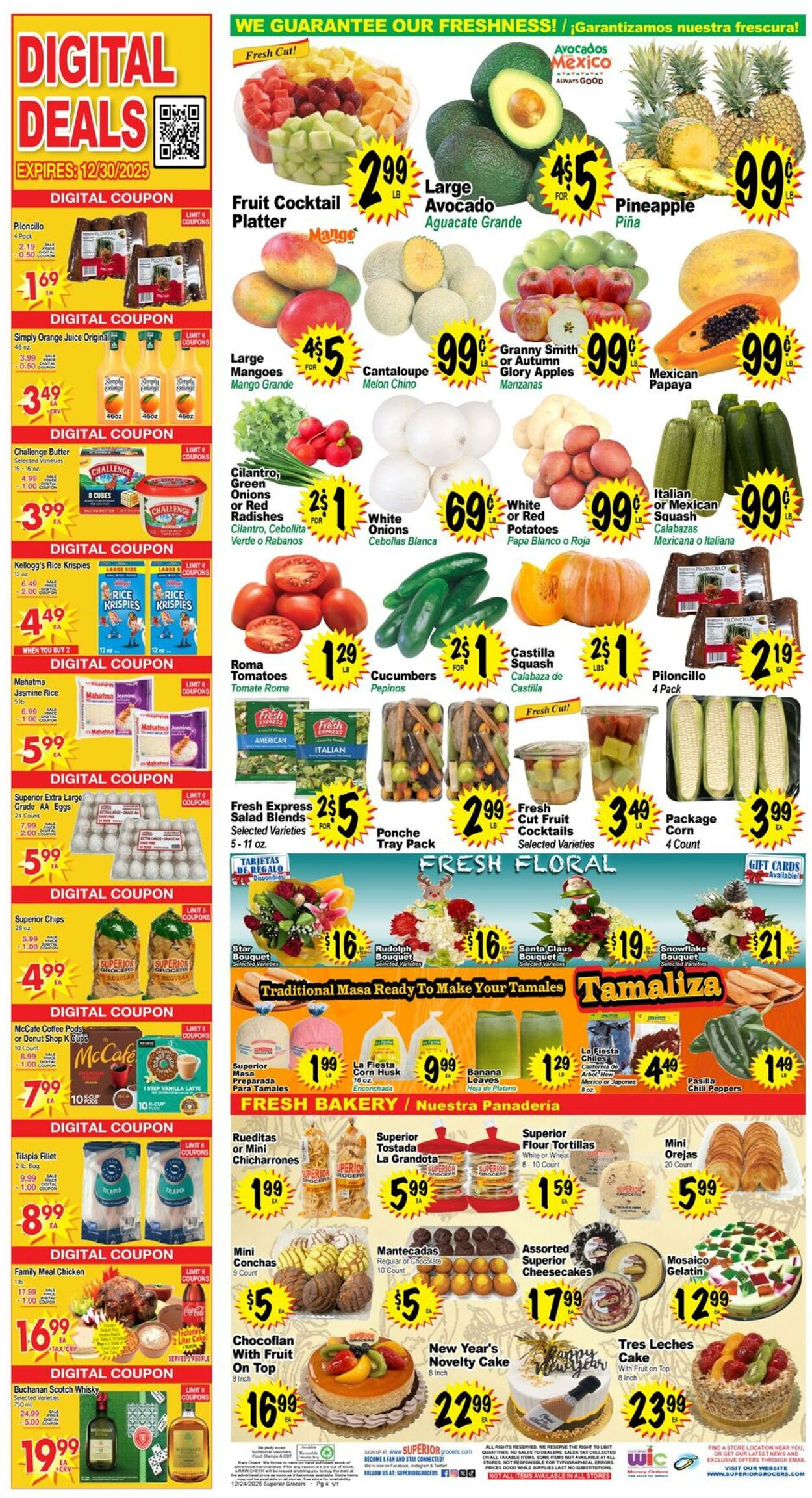 Weekly ad Superior Grocers 12/24/2025 - 12/30/2025