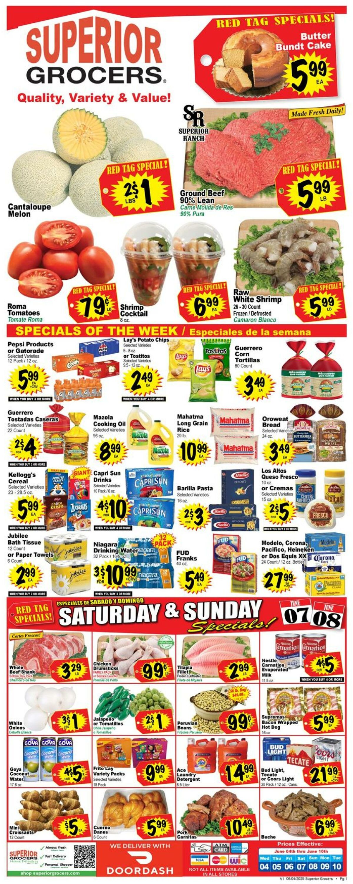Weekly ad Superior Grocers 06/04/2025 - 06/10/2025