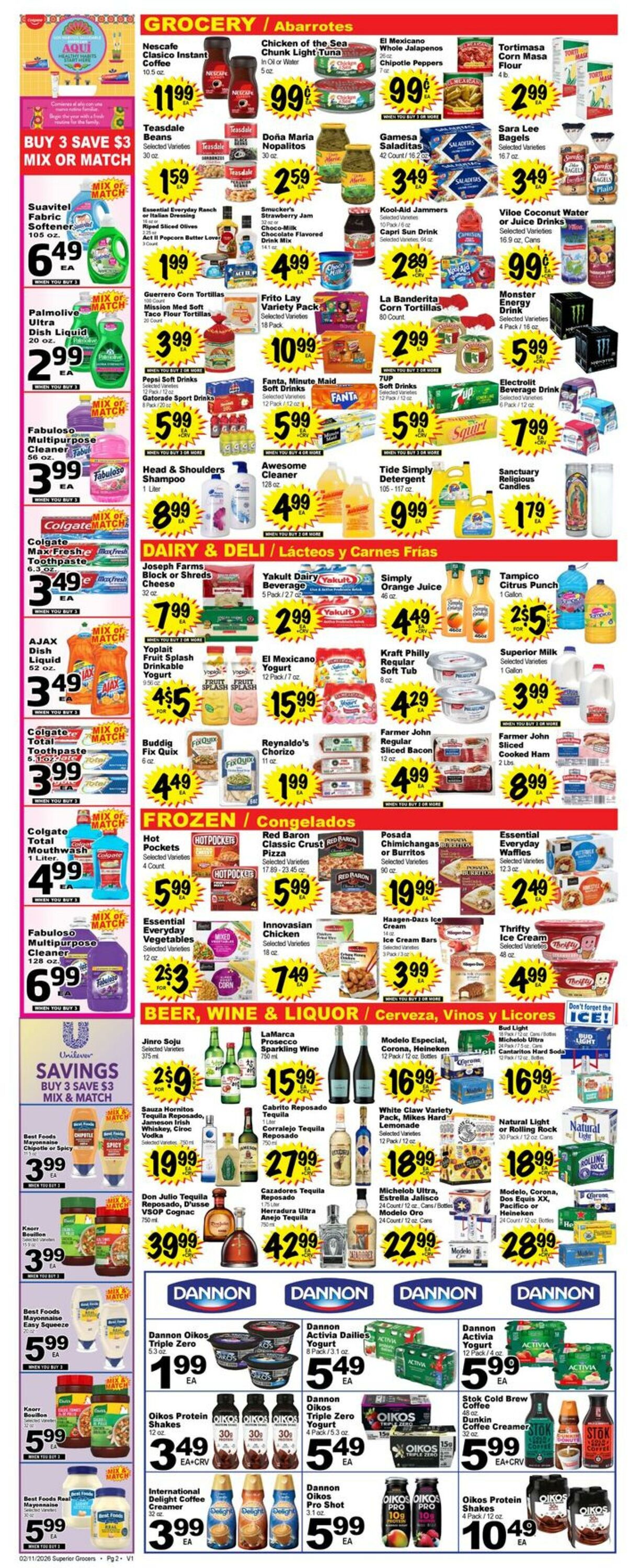 Weekly ad Superior Grocers 02/11/2026 - 02/17/2026
