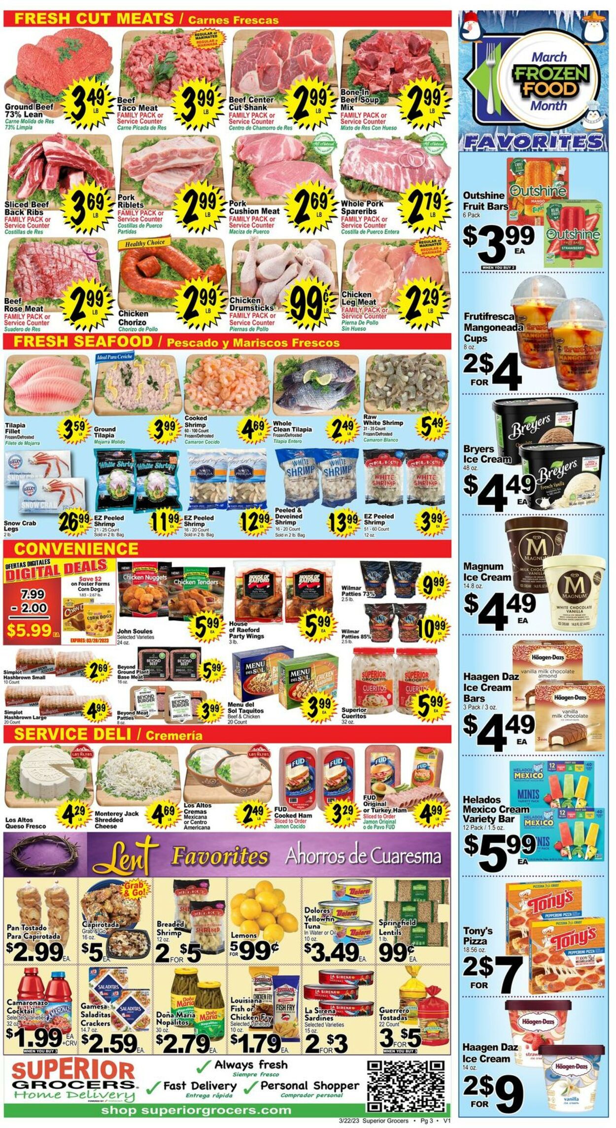 Weekly ad Superior Grocers 03/22/2023 - 03/28/2023