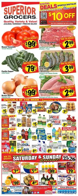 Weekly ad Superior Grocers 03/22/2023 - 03/28/2023
