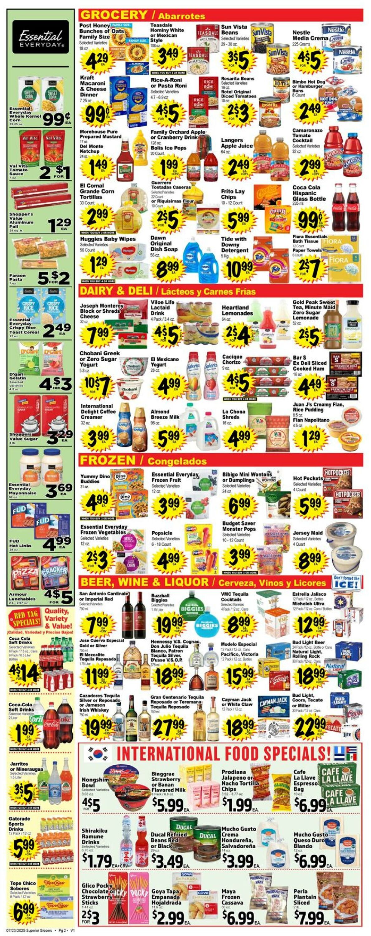Weekly ad Superior Grocers 07/23/2025 - 07/29/2025