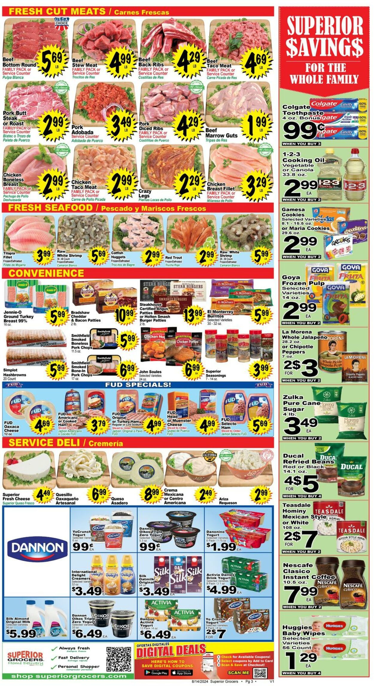 Weekly ad Superior Grocers 08/14/2024 - 08/20/2024