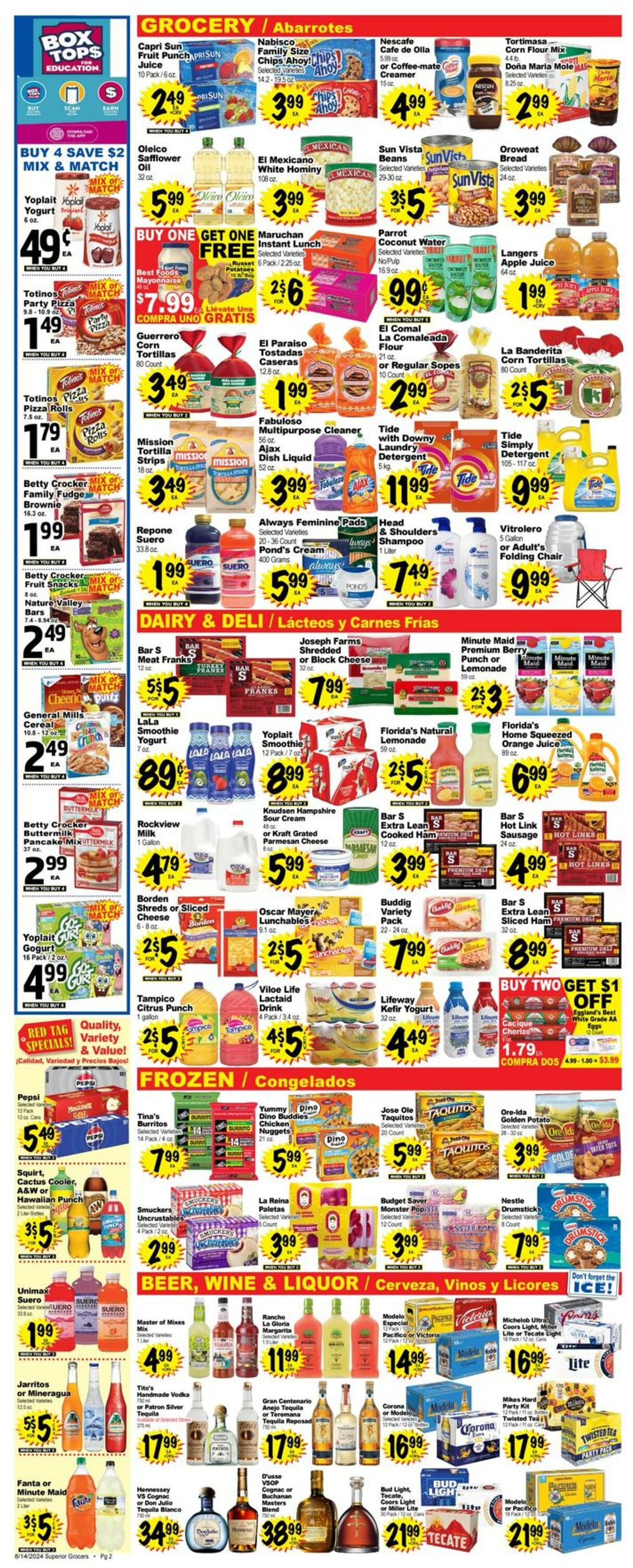 Weekly ad Superior Grocers 08/14/2024 - 08/20/2024