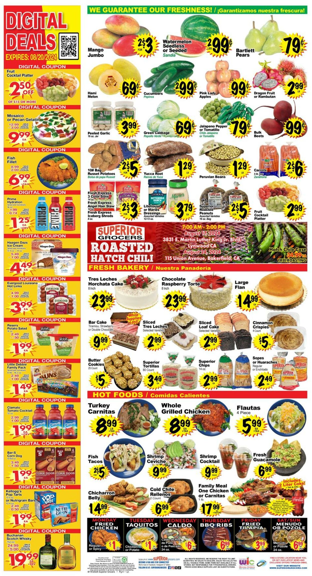 Weekly ad Superior Grocers 08/14/2024 - 08/20/2024