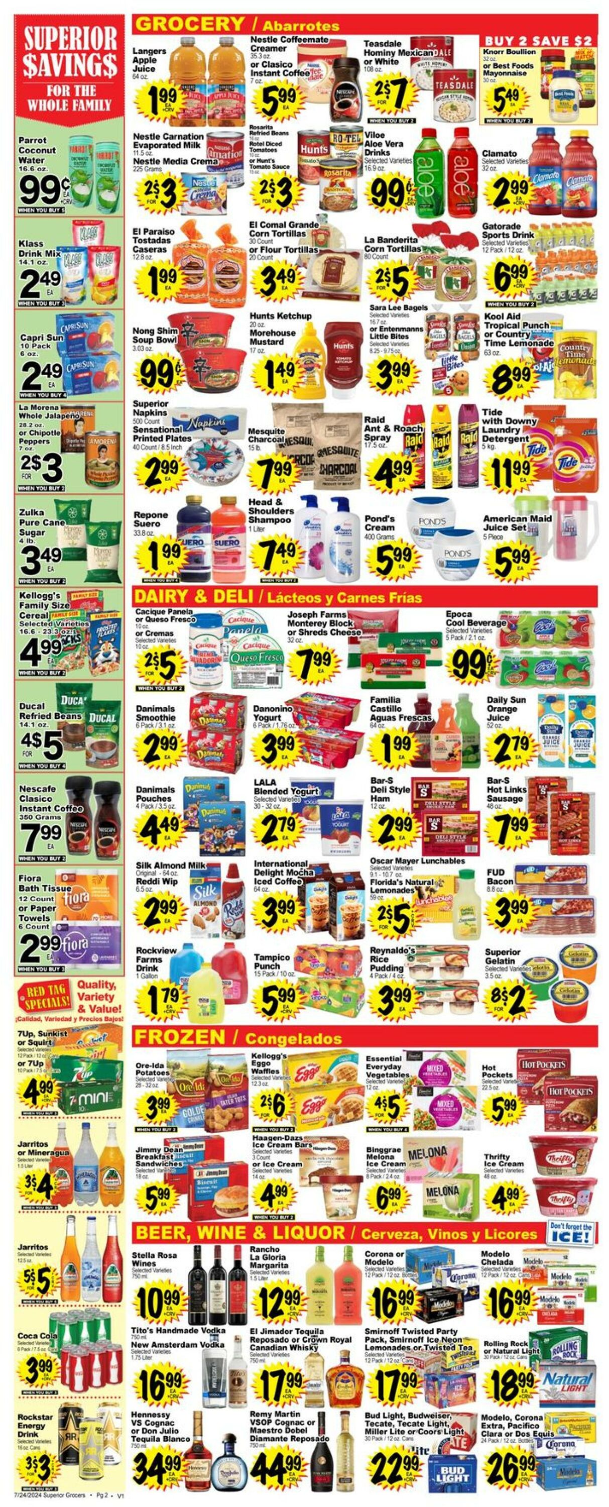 Weekly ad Superior Grocers 07/24/2024 - 07/30/2024