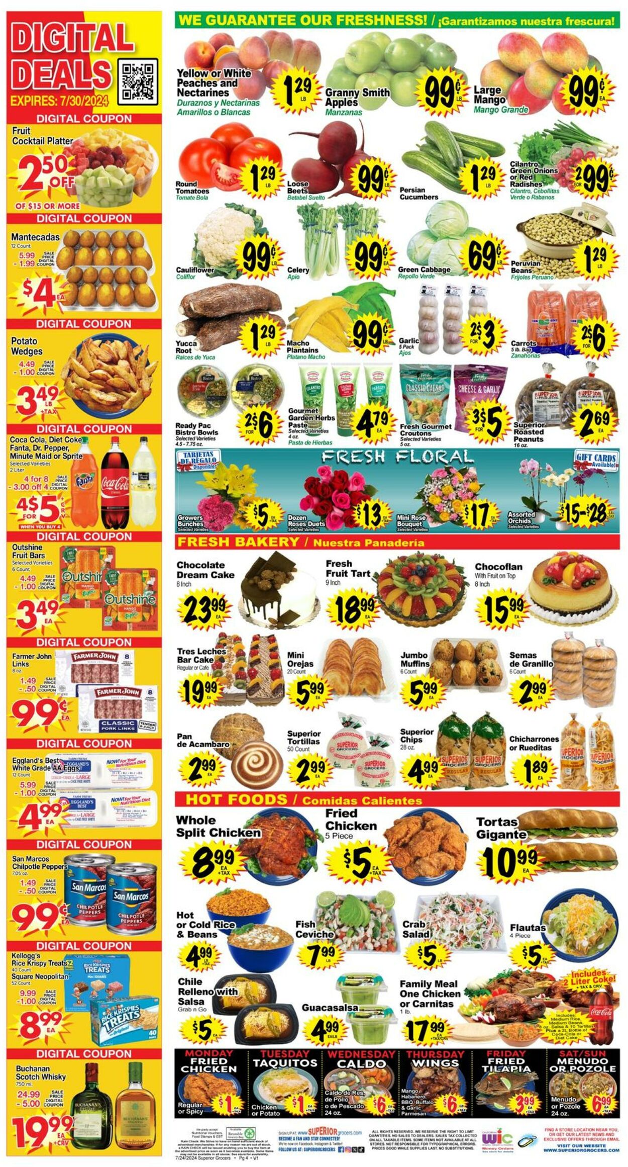 Weekly ad Superior Grocers 07/24/2024 - 07/30/2024