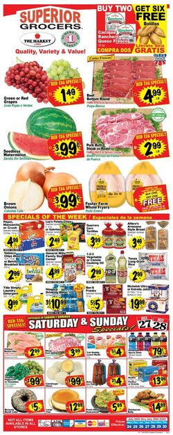 Weekly ad Superior Grocers 04/03/2024 - 04/09/2024