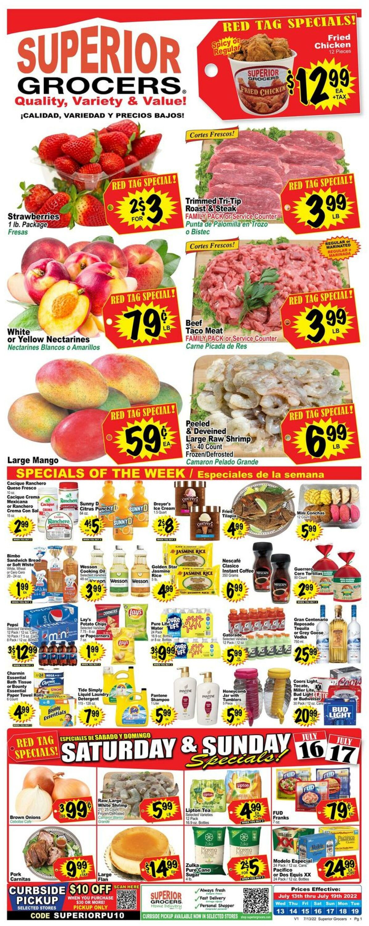Weekly ad Superior Grocers 07/13/2022-07/19/2022