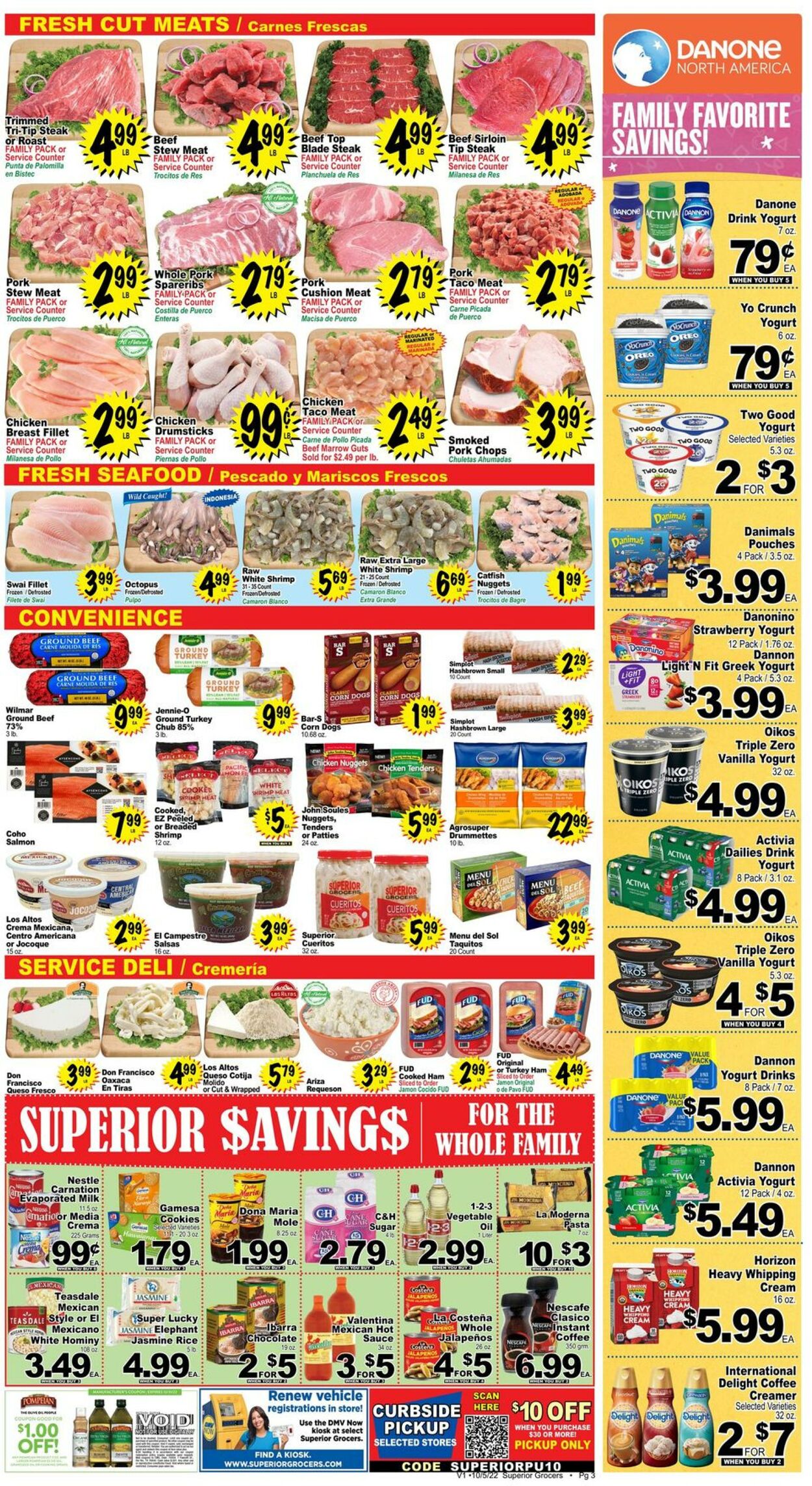 Weekly ad Superior Grocers 10/05/2022 - 10/11/2022