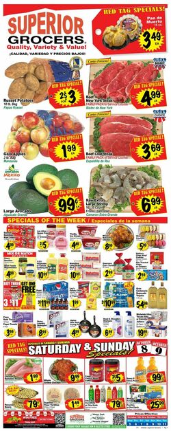 Weekly ad Superior Grocers 10/05/2022-10/11/2022