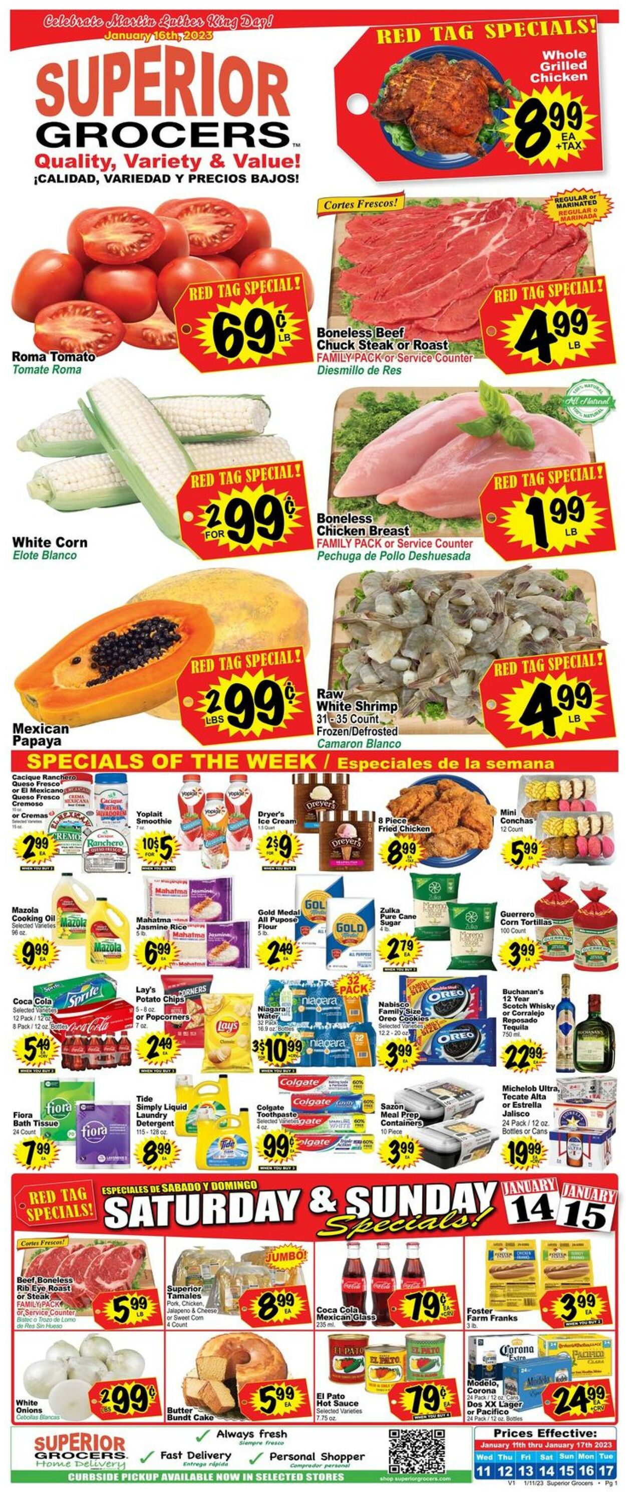 Weekly ad Superior Grocers 01/11/2023-01/17/2023