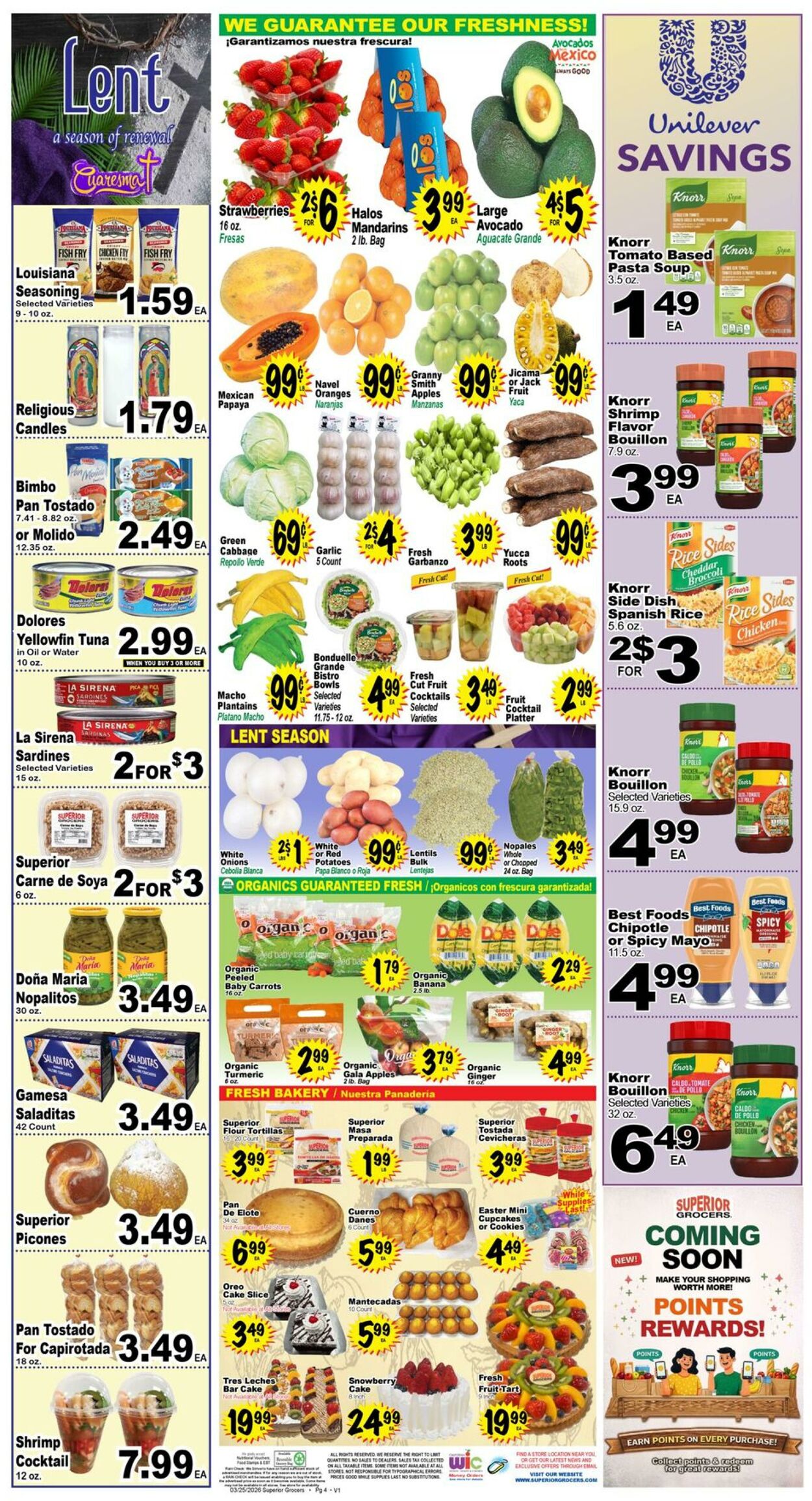 Weekly ad Superior Grocers 03/25/2026 - 03/31/2026
