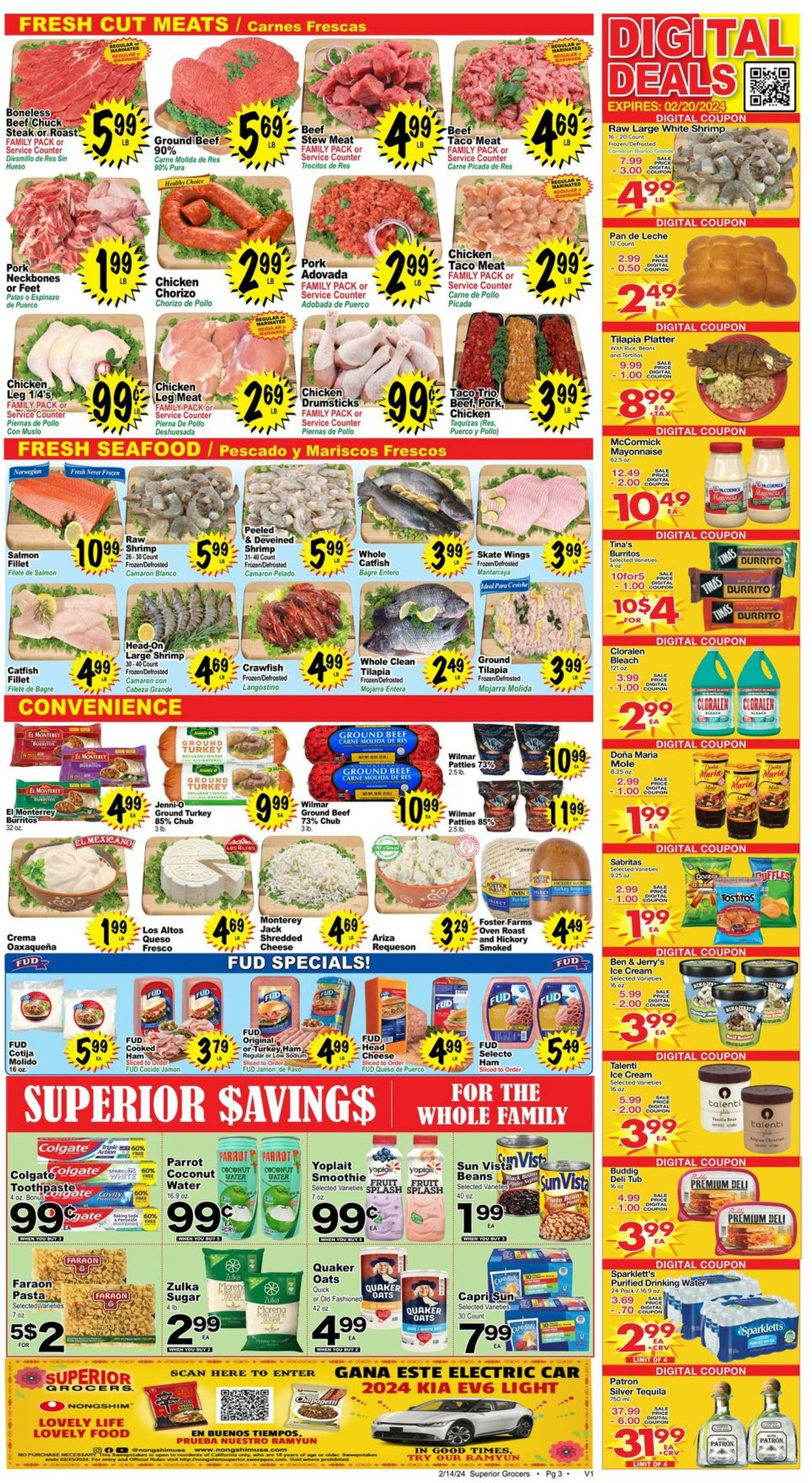 Weekly ad Superior Grocers 02/14/2024 - 02/20/2024