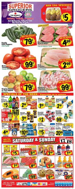 Weekly ad Superior Grocers 02/14/2024 - 02/20/2024