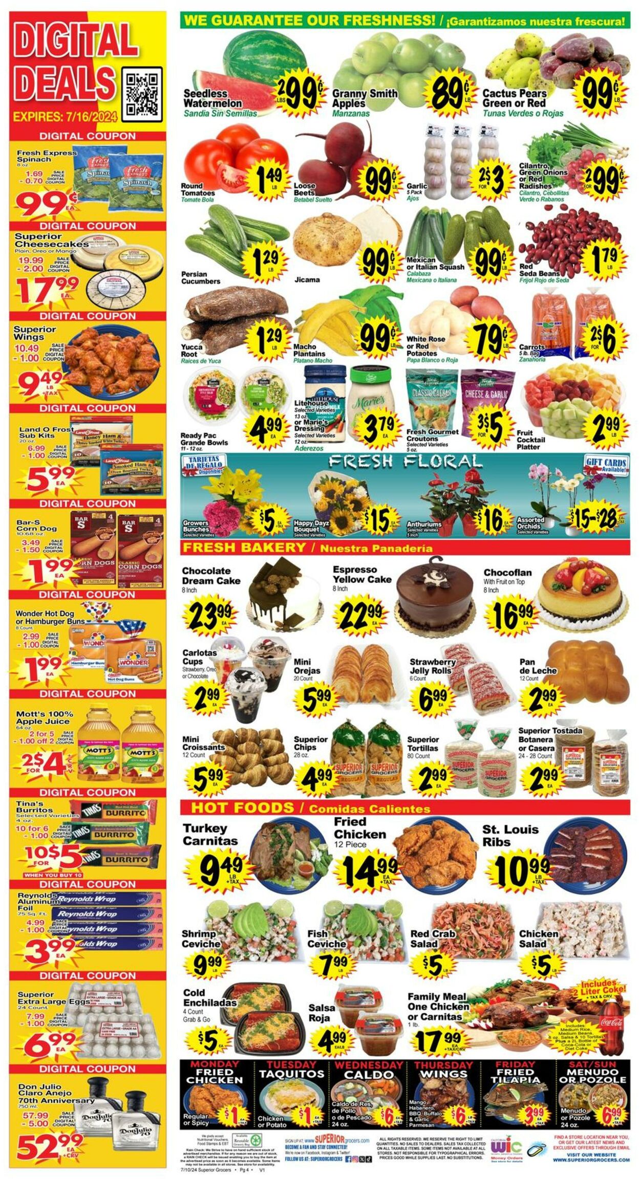 Weekly ad Superior Grocers 07/10/2024 - 07/16/2024