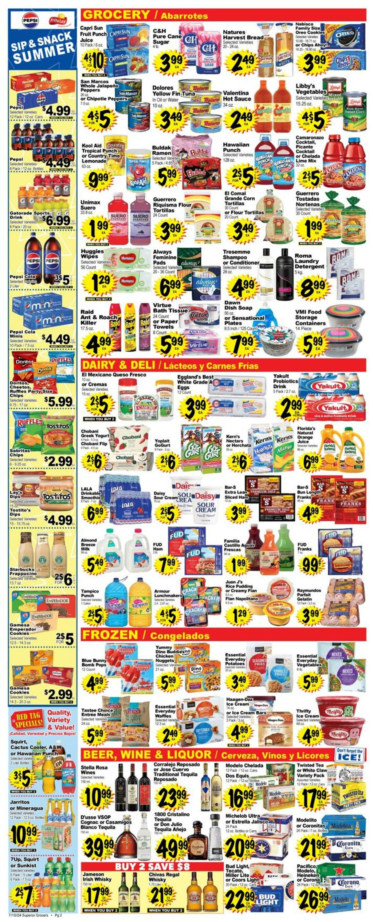 Weekly ad Superior Grocers 07/10/2024 - 07/16/2024