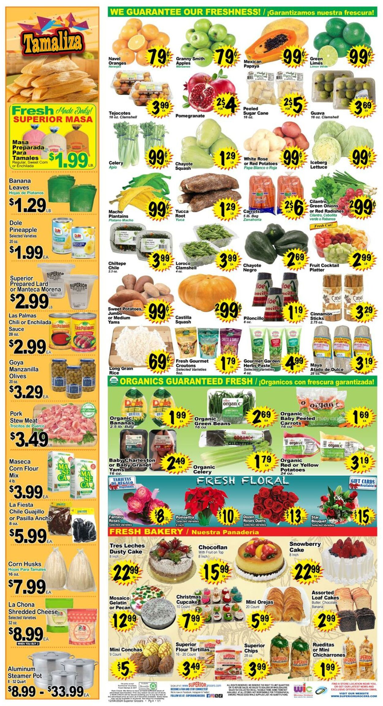 Weekly ad Superior Grocers 12/04/2024 - 12/10/2024