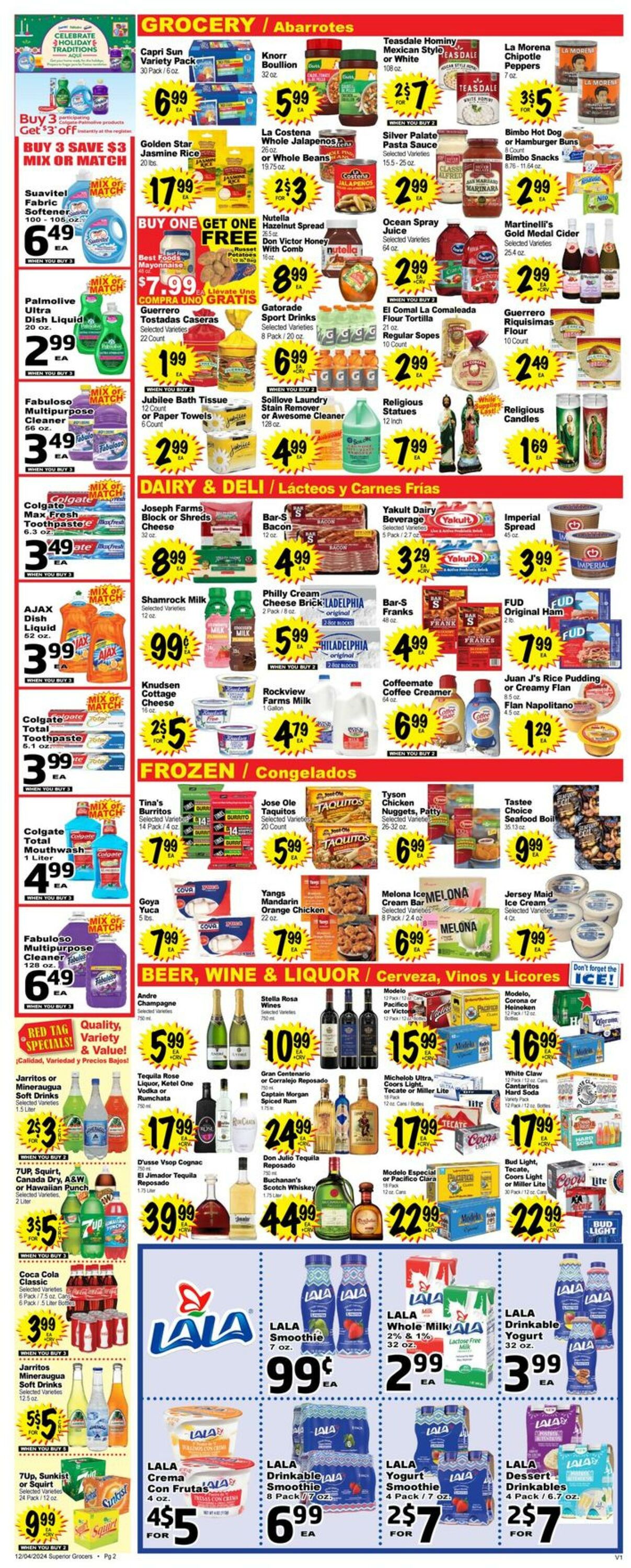 Weekly ad Superior Grocers 12/04/2024 - 12/10/2024