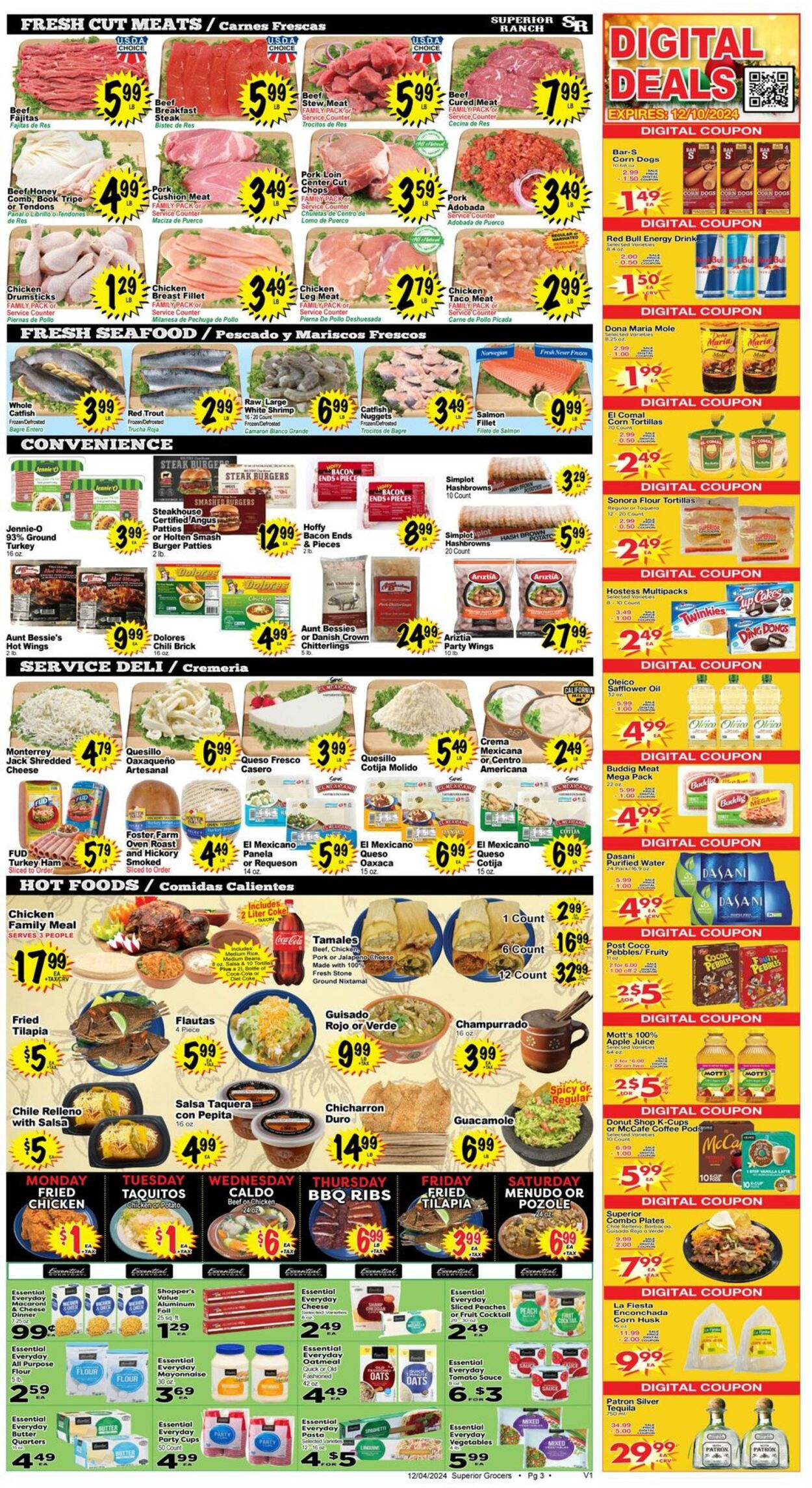 Weekly ad Superior Grocers 12/04/2024 - 12/10/2024