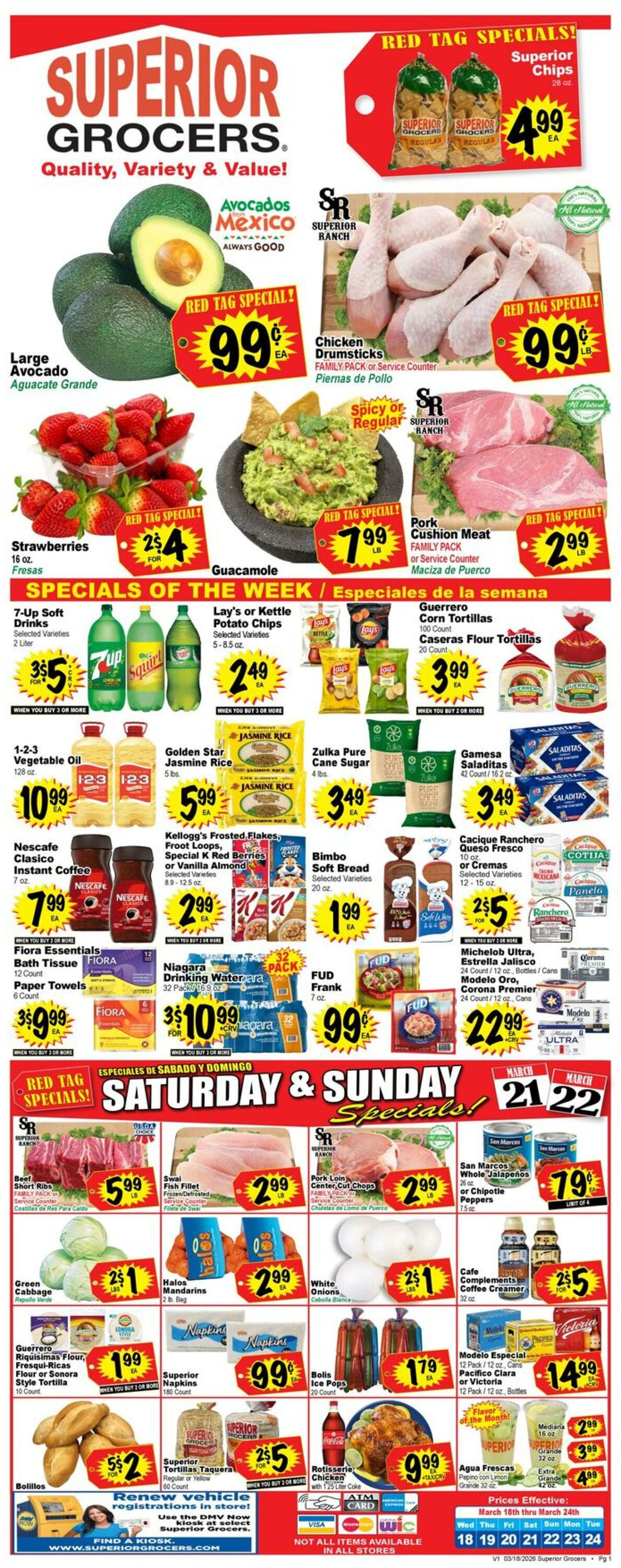 Weekly ad Superior Grocers 03/18/2026 - 03/24/2026