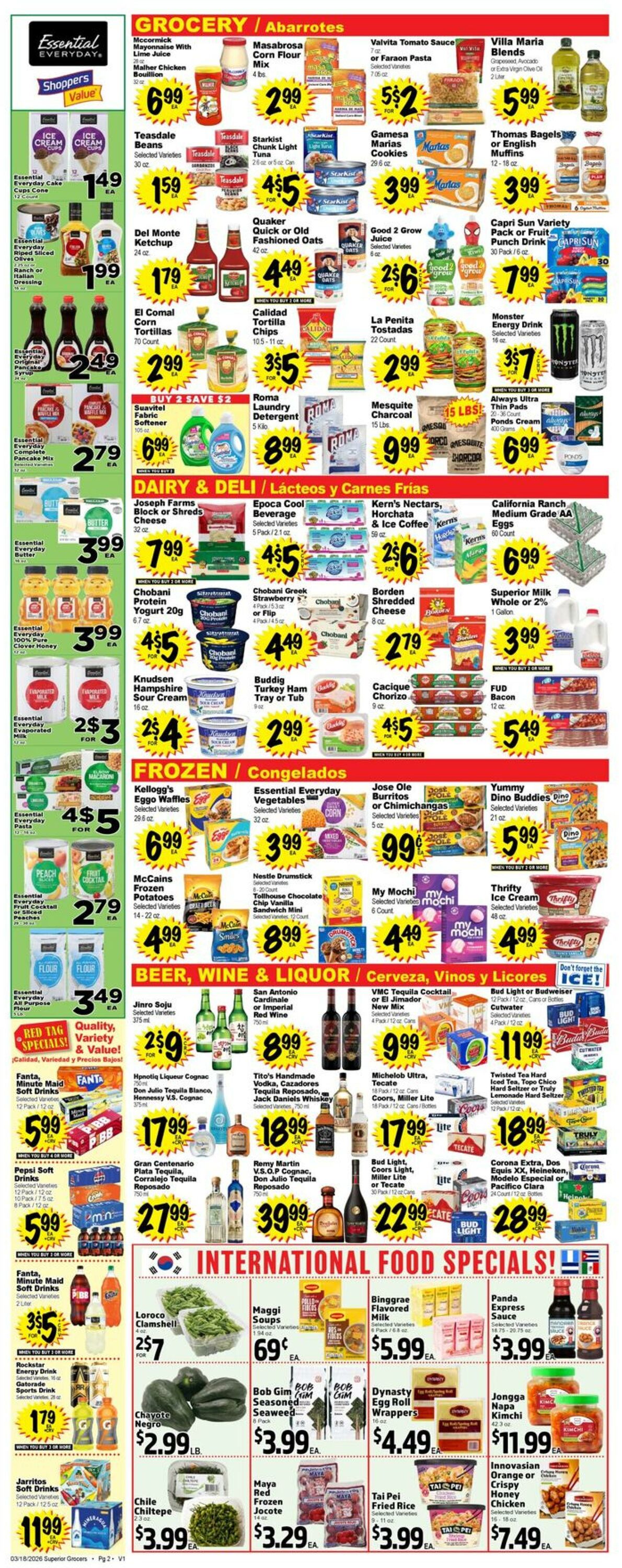 Weekly ad Superior Grocers 03/18/2026 - 03/24/2026