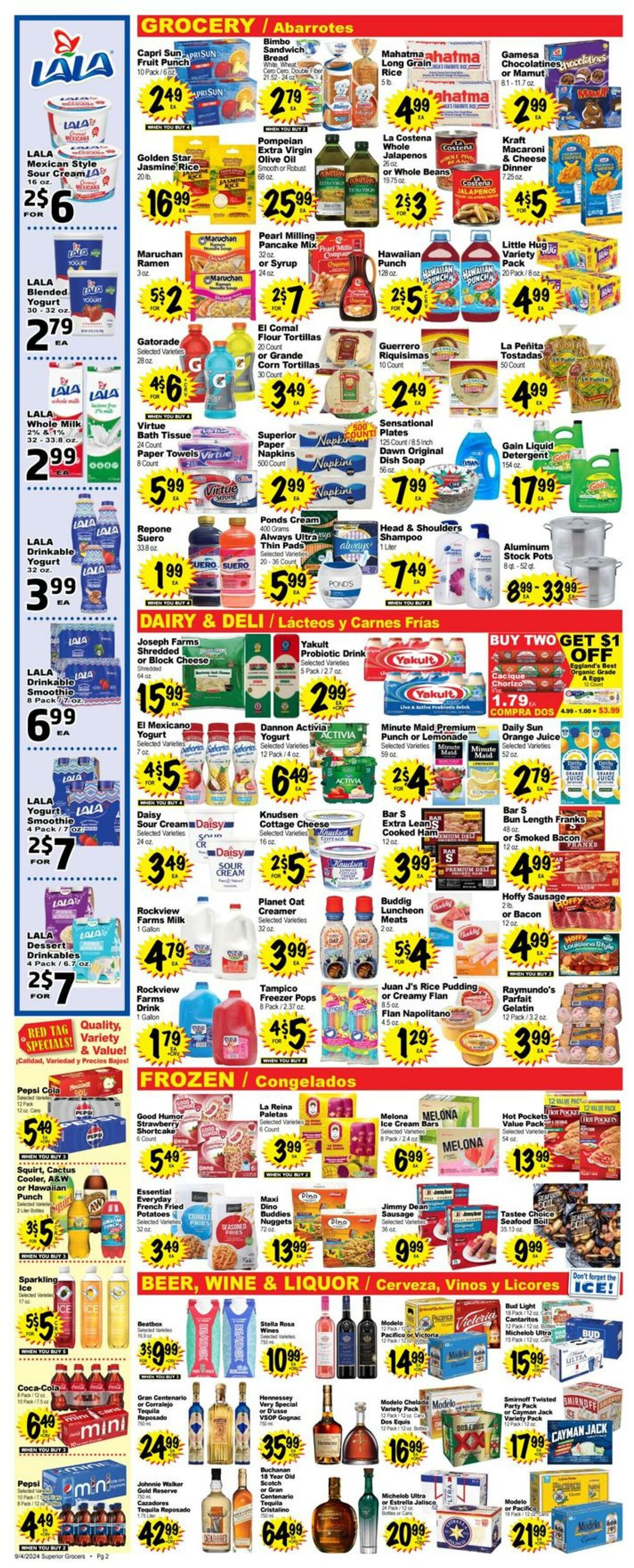 Weekly ad Superior Grocers 09/04/2024 - 09/10/2024