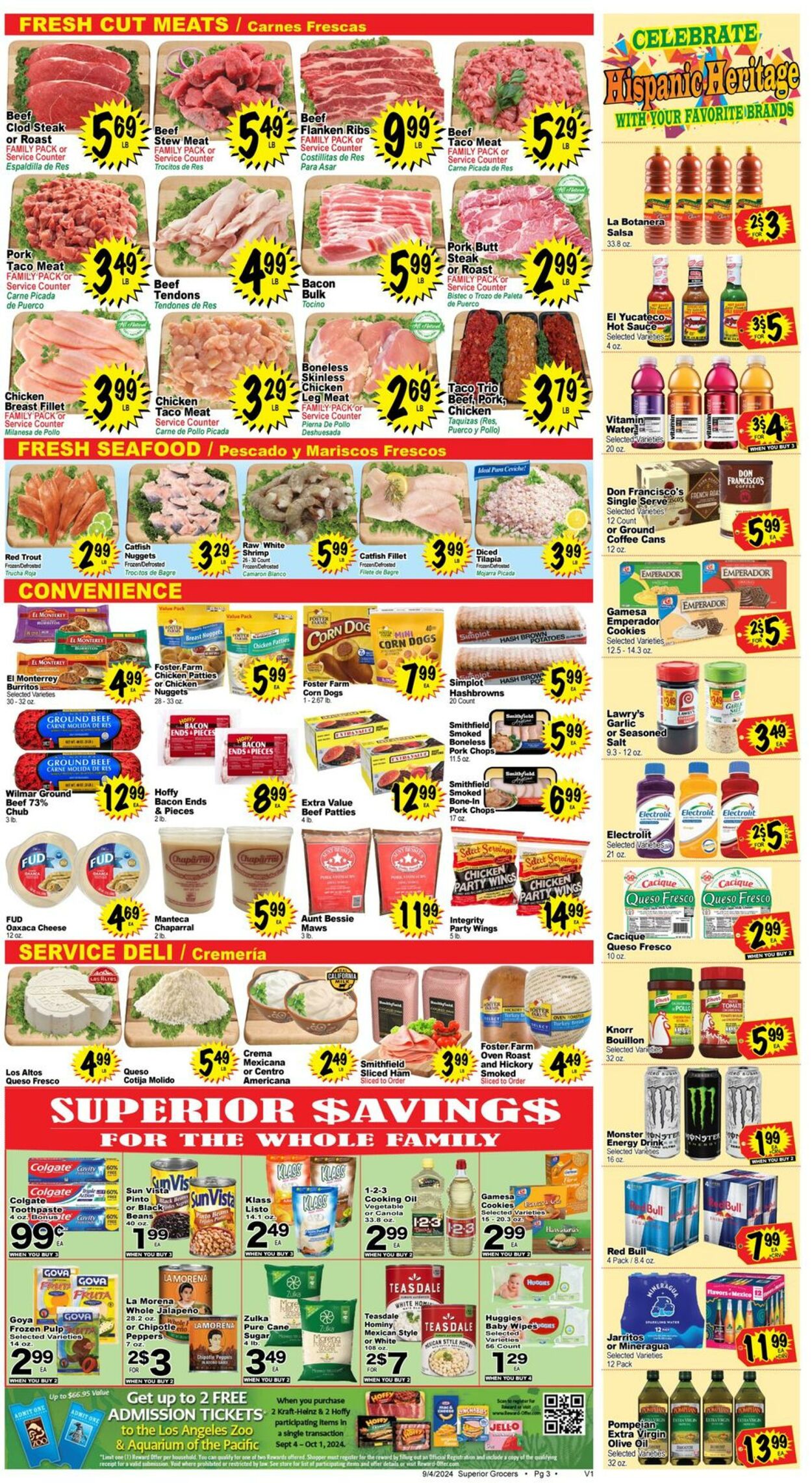 Weekly ad Superior Grocers 09/04/2024 - 09/10/2024