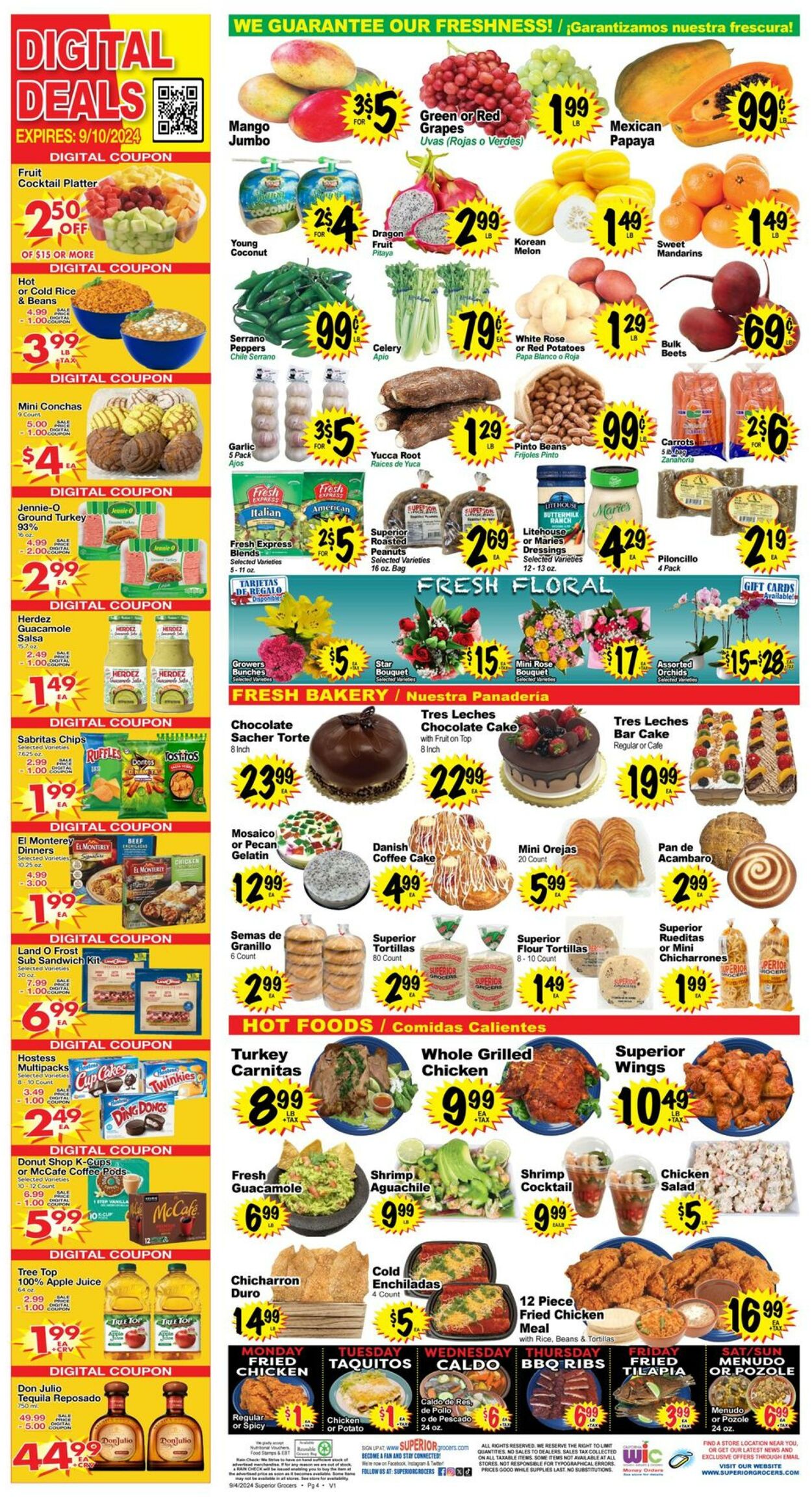 Weekly ad Superior Grocers 09/04/2024 - 09/10/2024