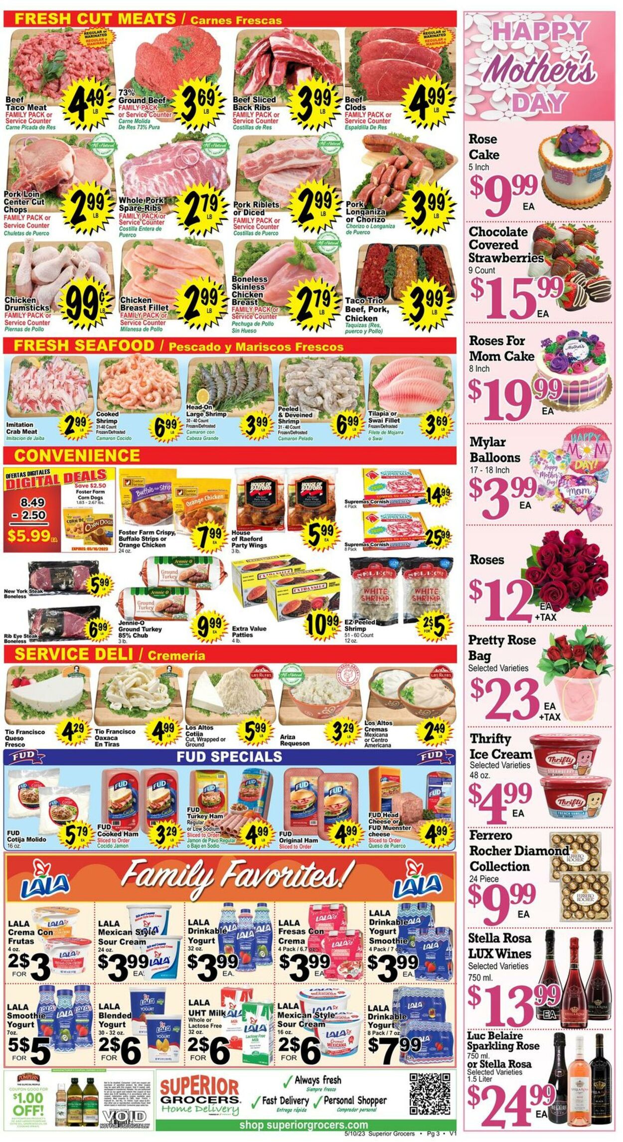 Weekly ad Superior Grocers 05/10/2023 - 05/16/2023