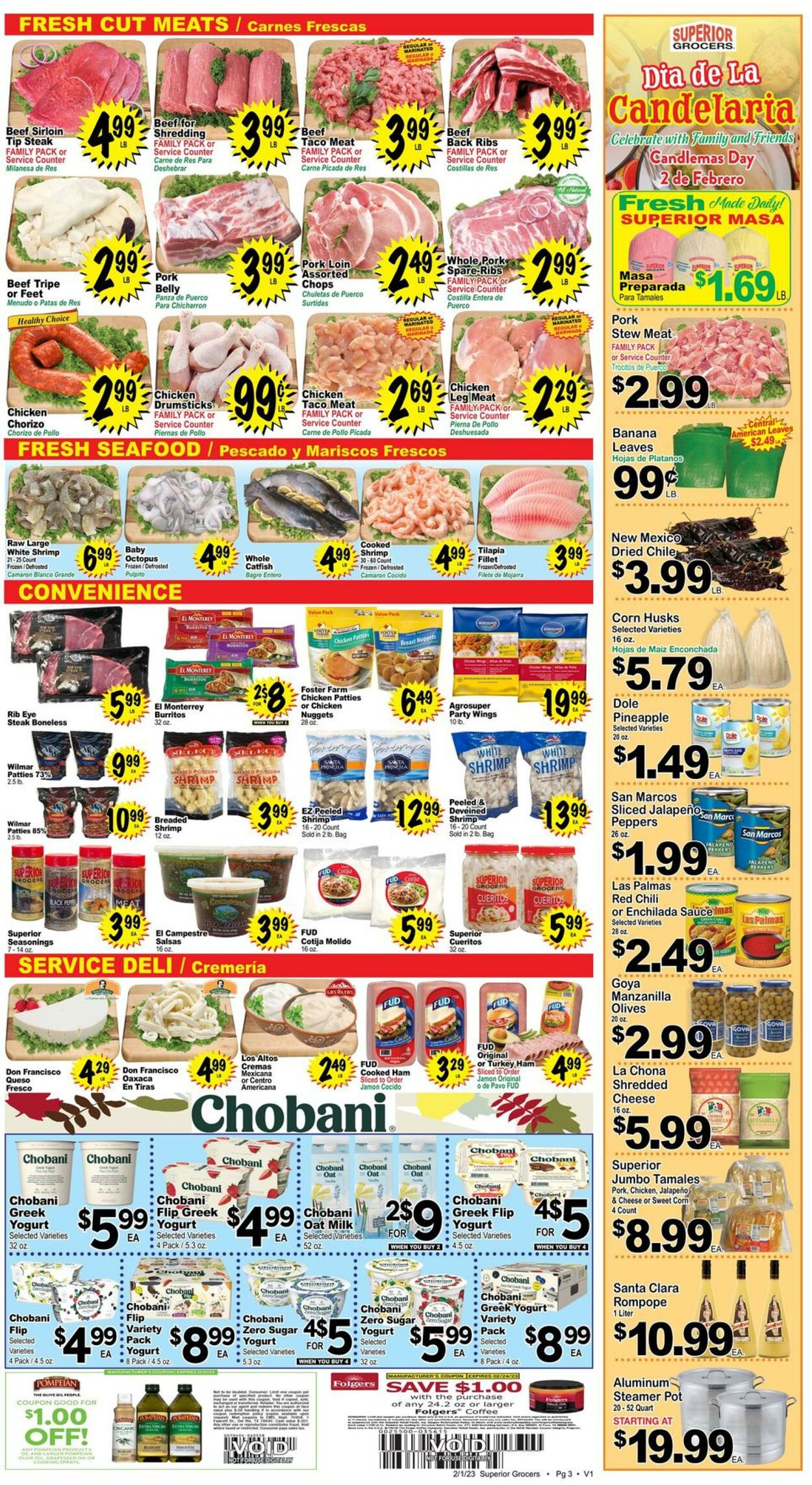 Weekly ad Superior Grocers 02/01/2023 - 02/07/2023