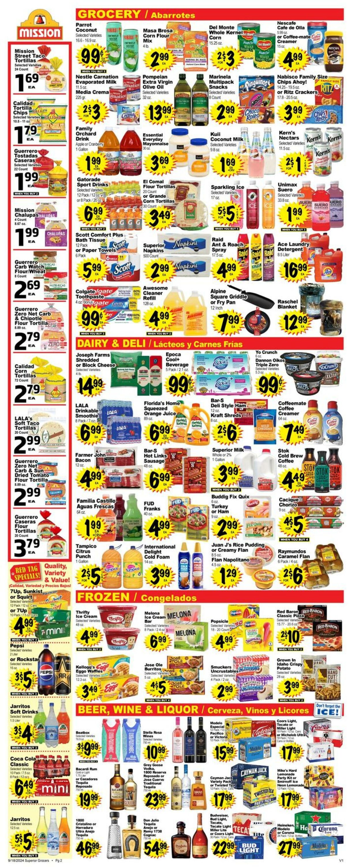 Weekly ad Superior Grocers 09/18/2024 - 09/24/2024