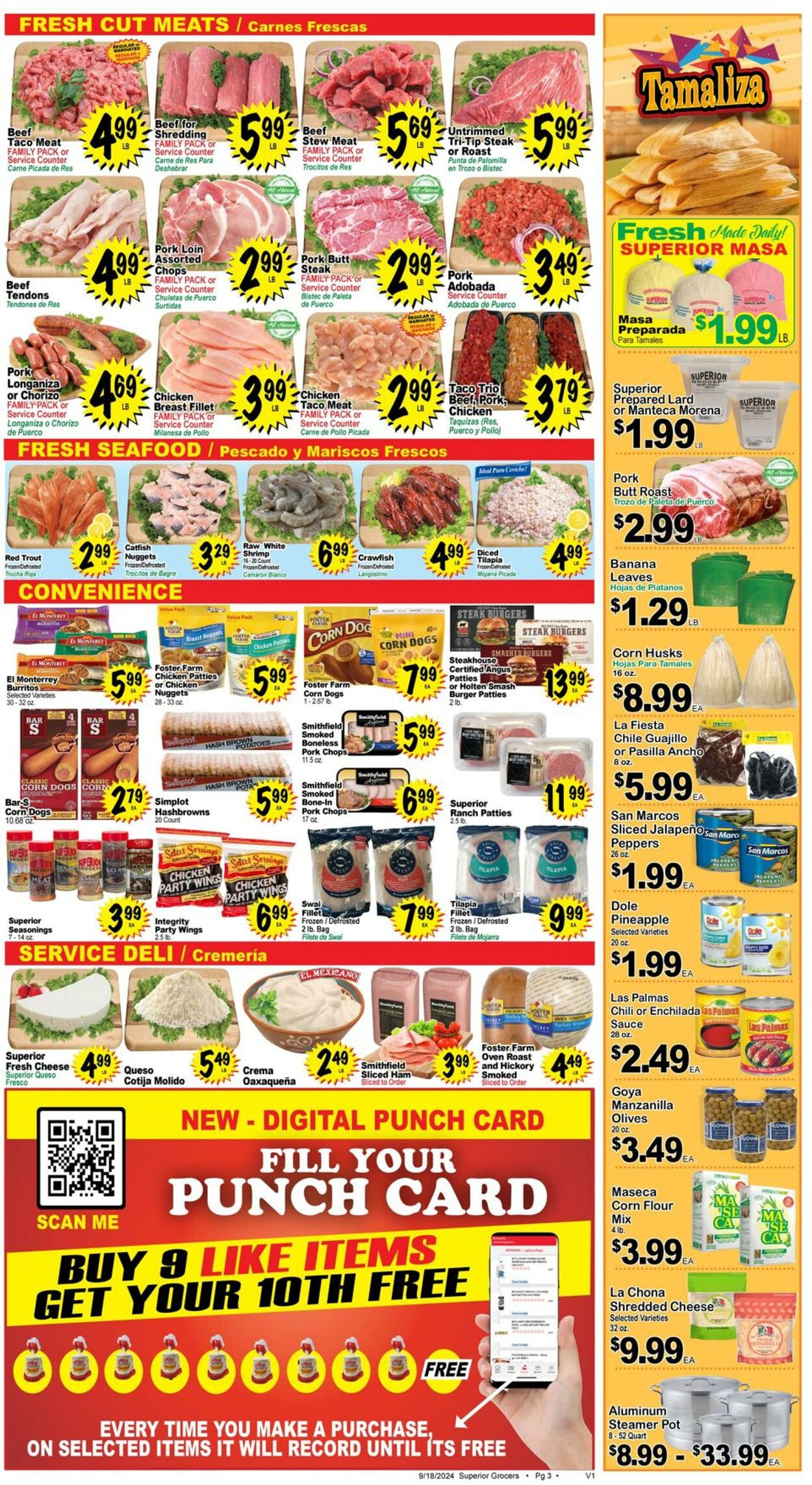 Weekly ad Superior Grocers 09/18/2024 - 09/24/2024