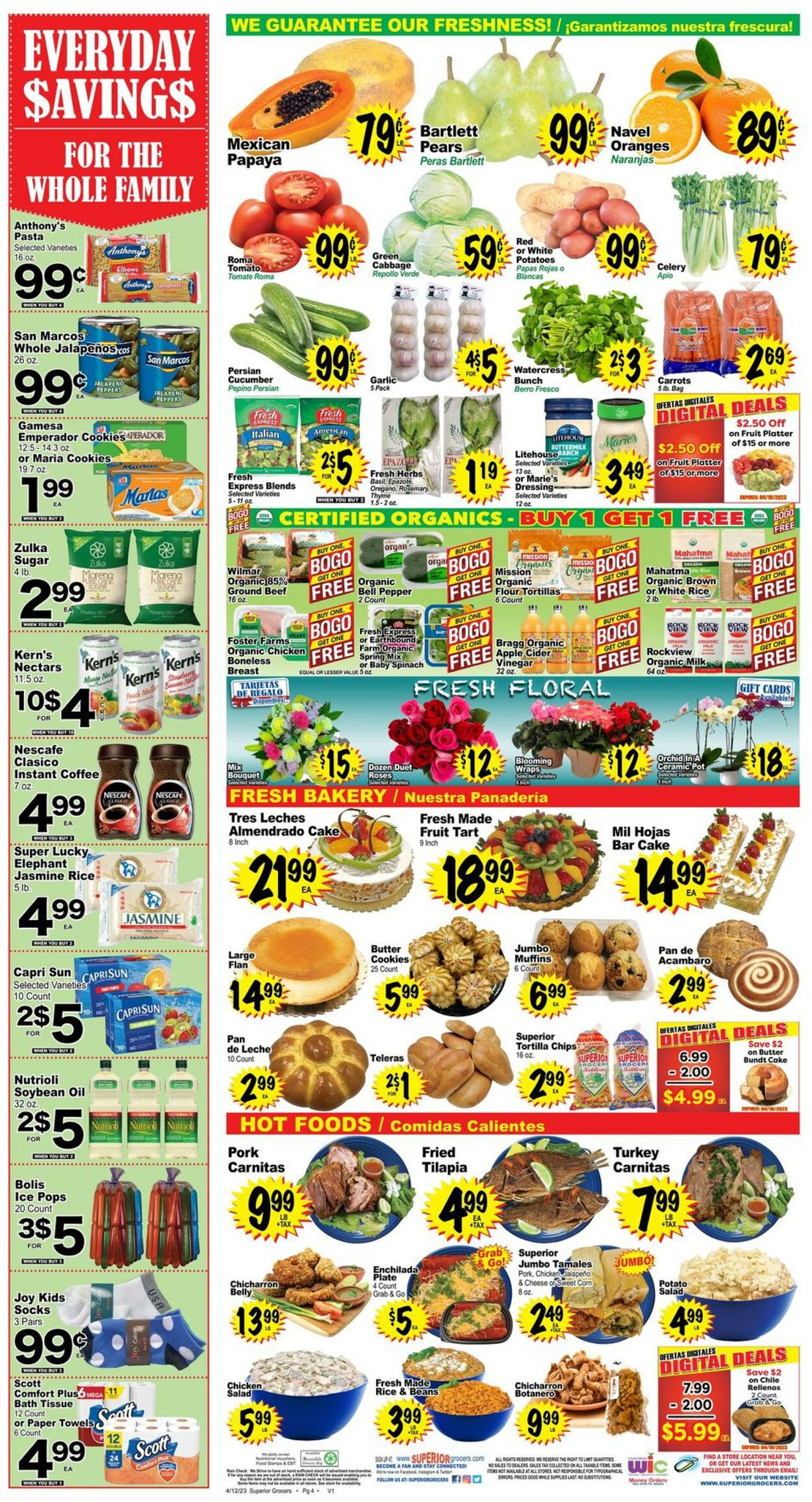 Weekly ad Superior Grocers 04/12/2023 - 04/18/2023