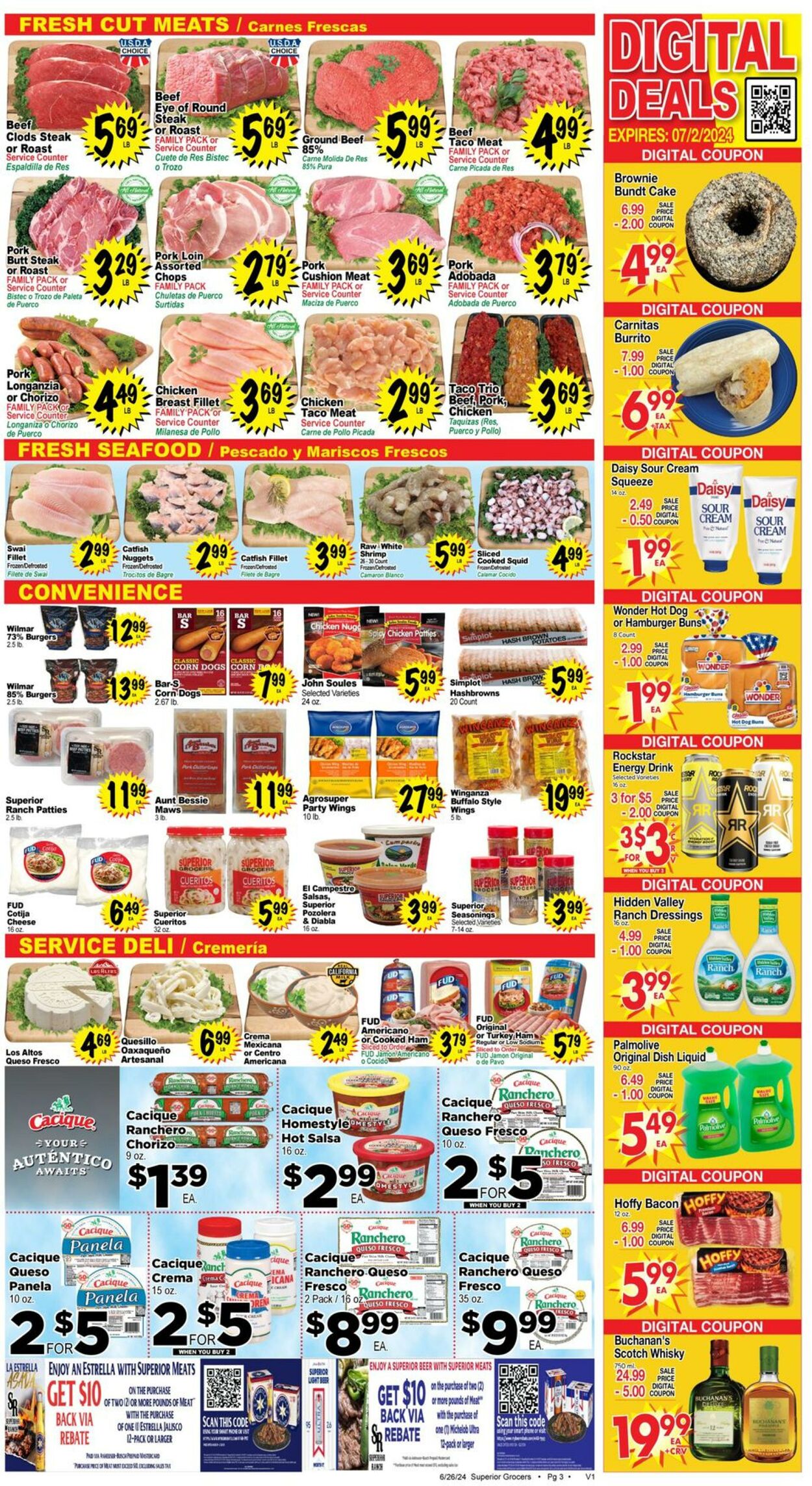 Weekly ad Superior Grocers 06/26/2024 - 07/02/2024