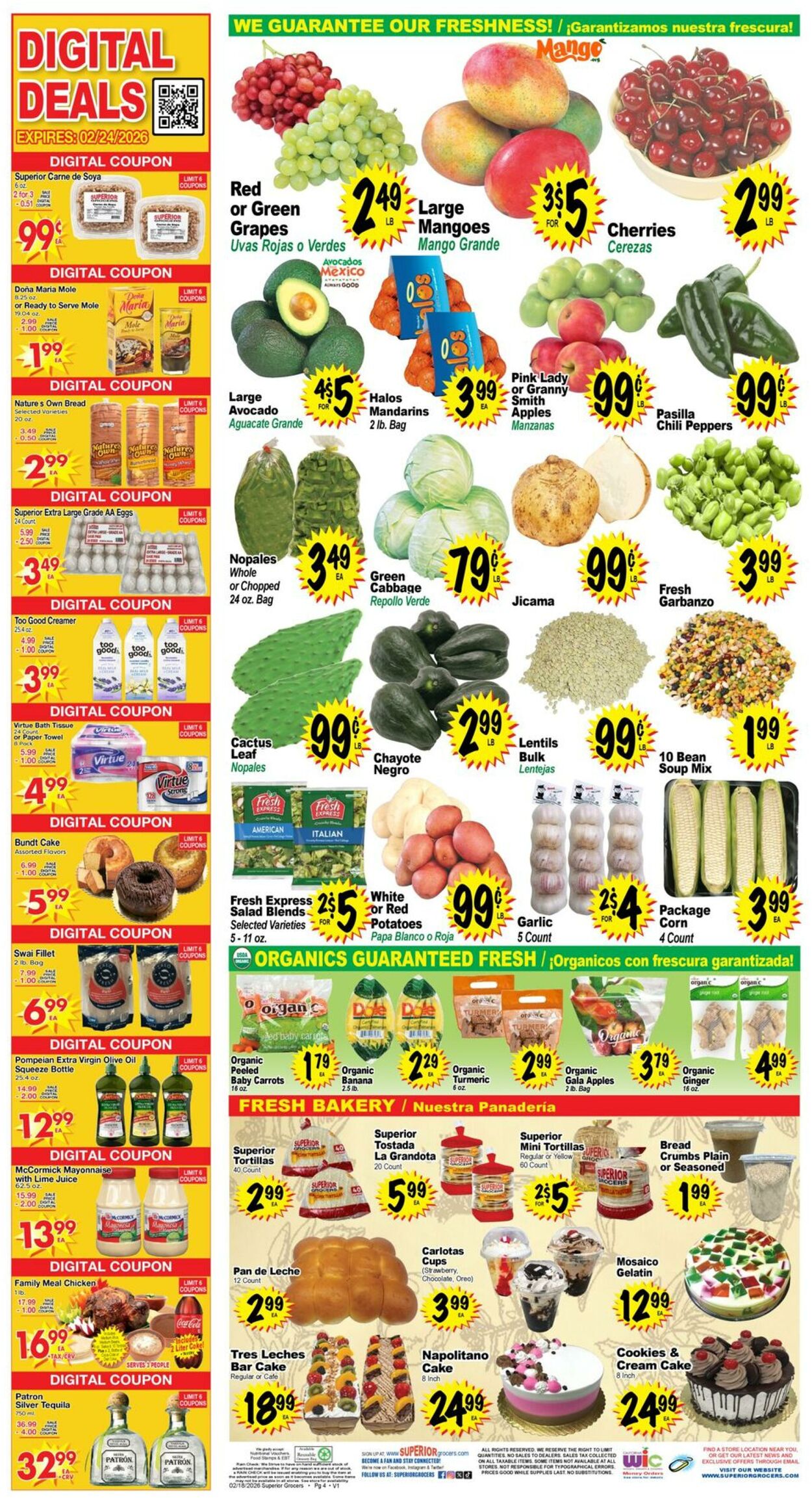 Weekly ad Superior Grocers 02/18/2026 - 02/24/2026